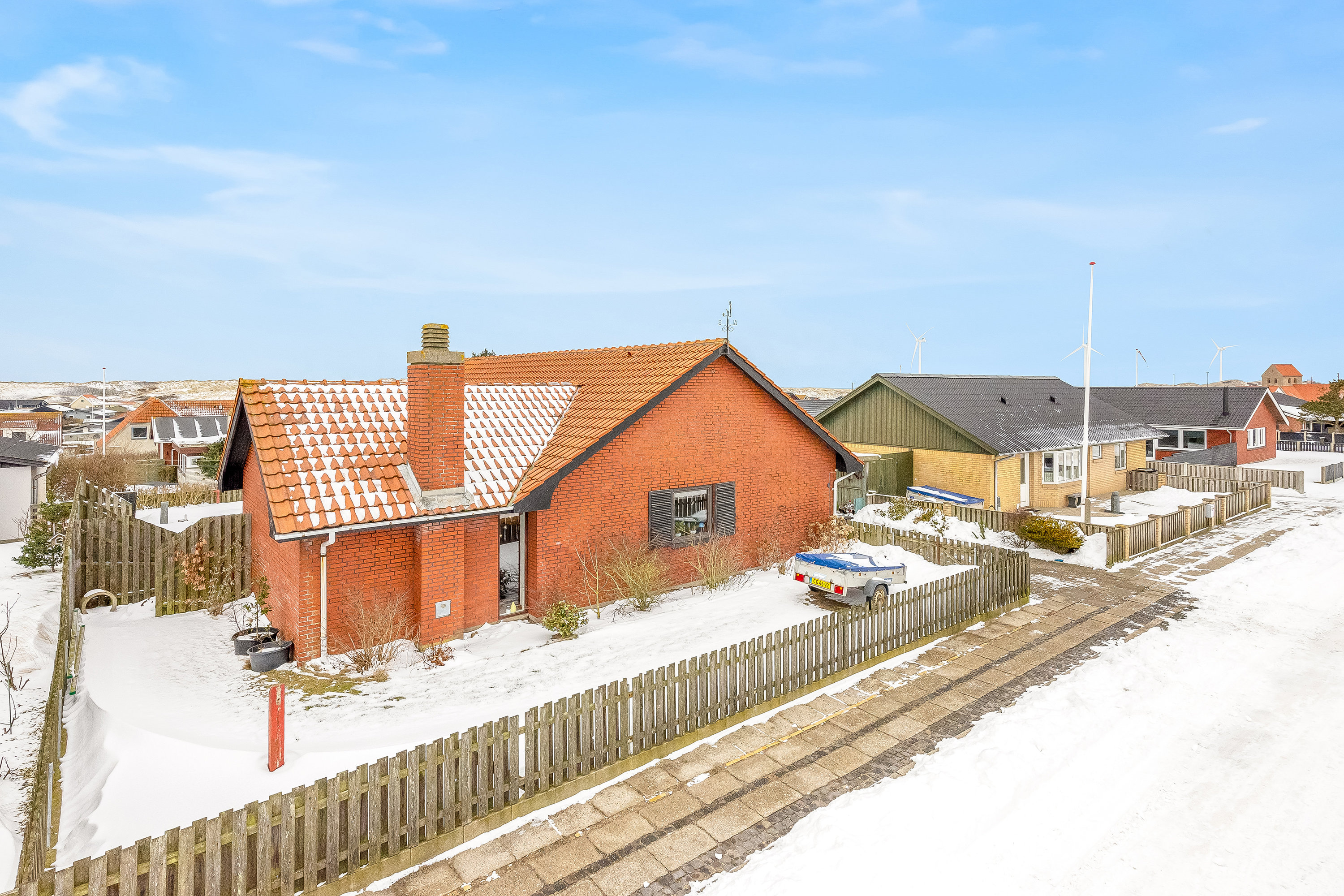 Fremhævet ejendommen billede i fuldskærmstilstand. Billede af Baunevej 6, 6960 Hvide Sande