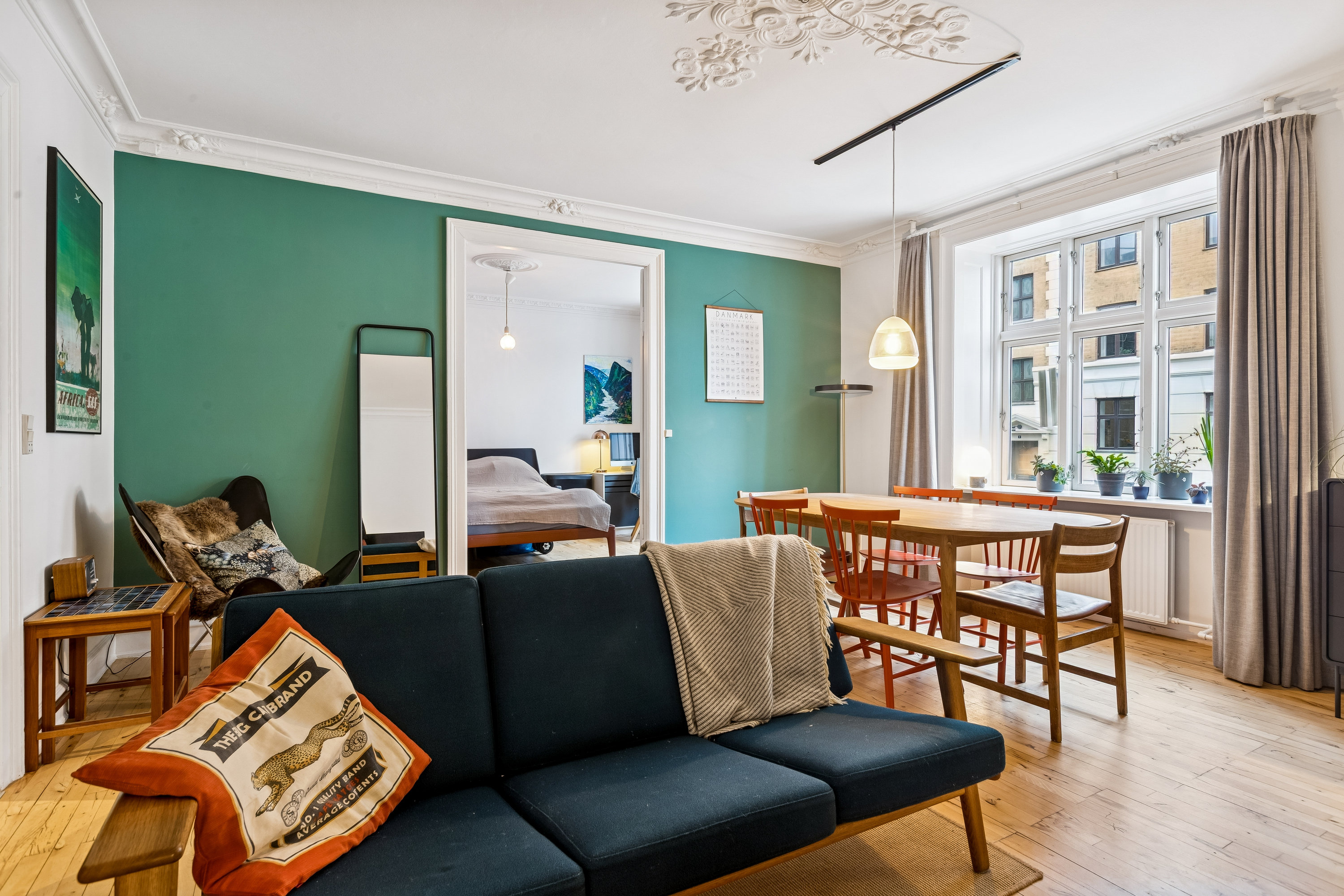 Fremhævet stue billede i fuldskærmstilstand. Billede af Reykjaviksgade 3, st.. th., 2300 København S