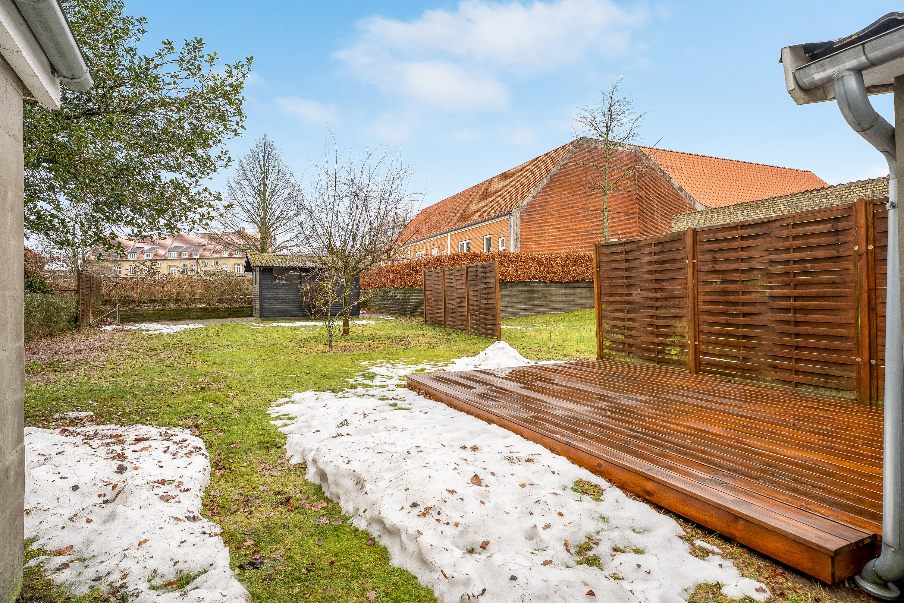 Fremhævet terrasse billede i fuldskærmstilstand. Billede af Monradsgade 5, 4800 Nykøbing F