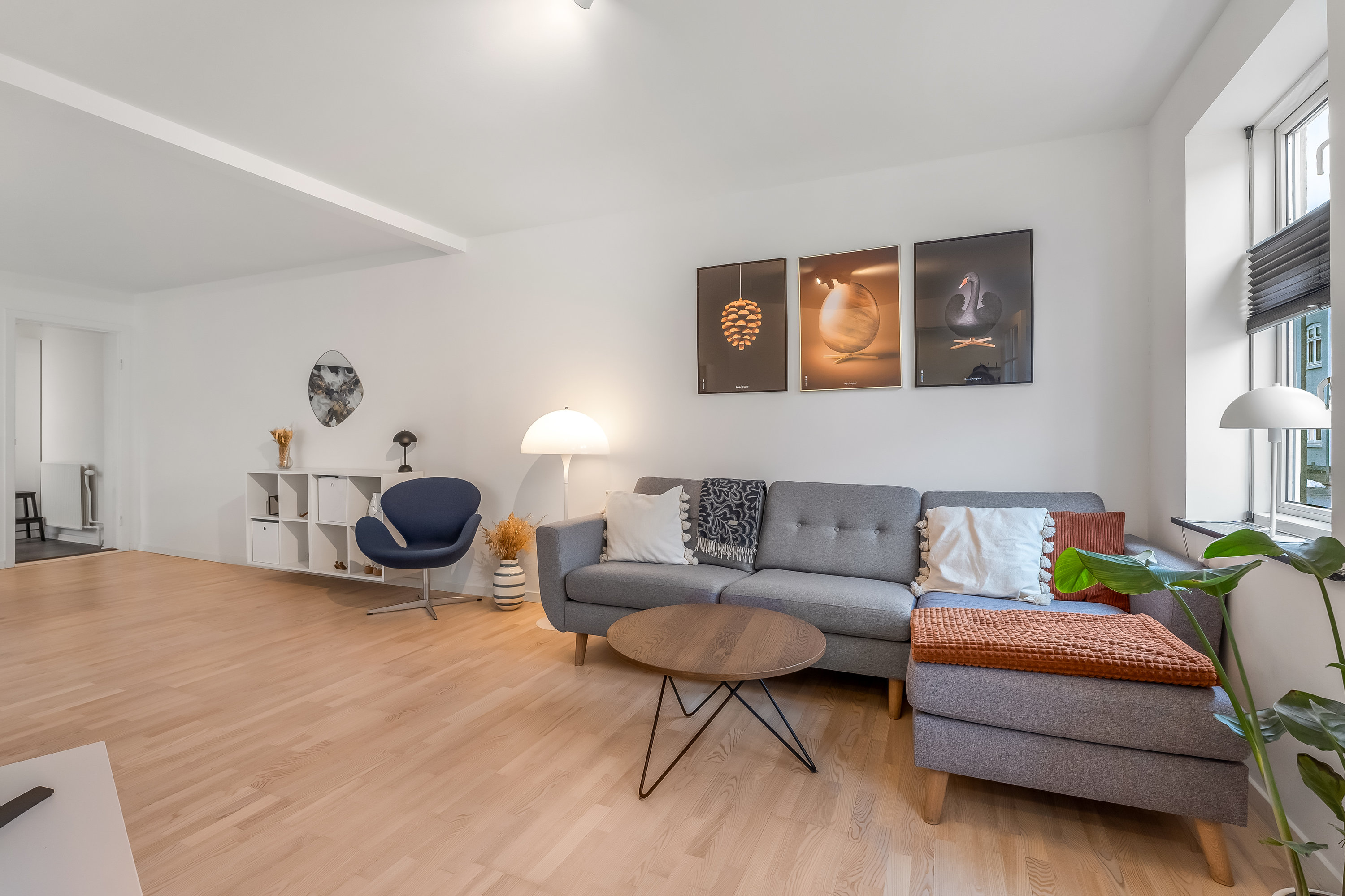 Fremhævet stue billede i fuldskærmstilstand. Billede af Monradsgade 5, 4800 Nykøbing F