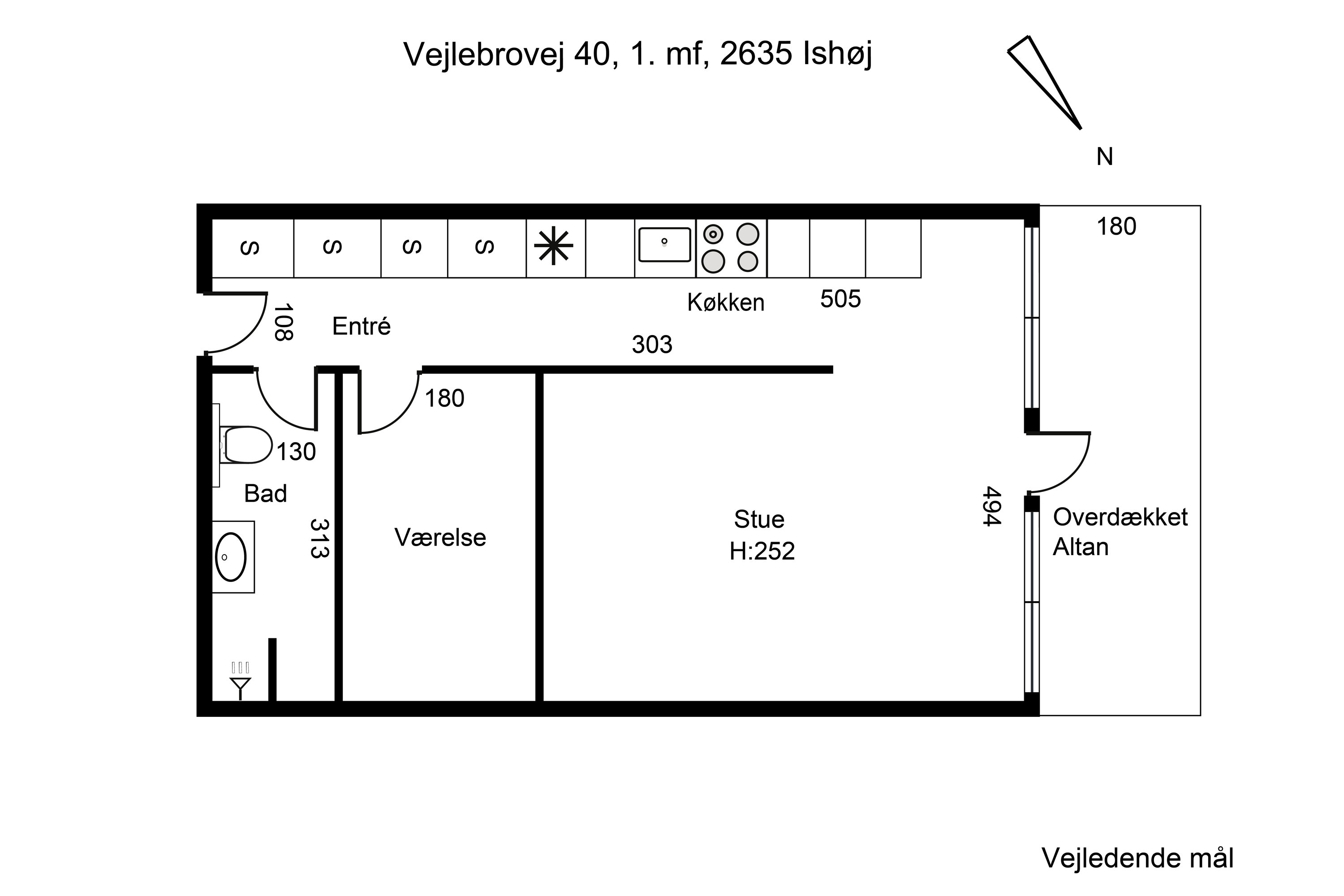 Ejerlejlighed på Vejlebrovej 40, 1. mf., 2635 Ishøj