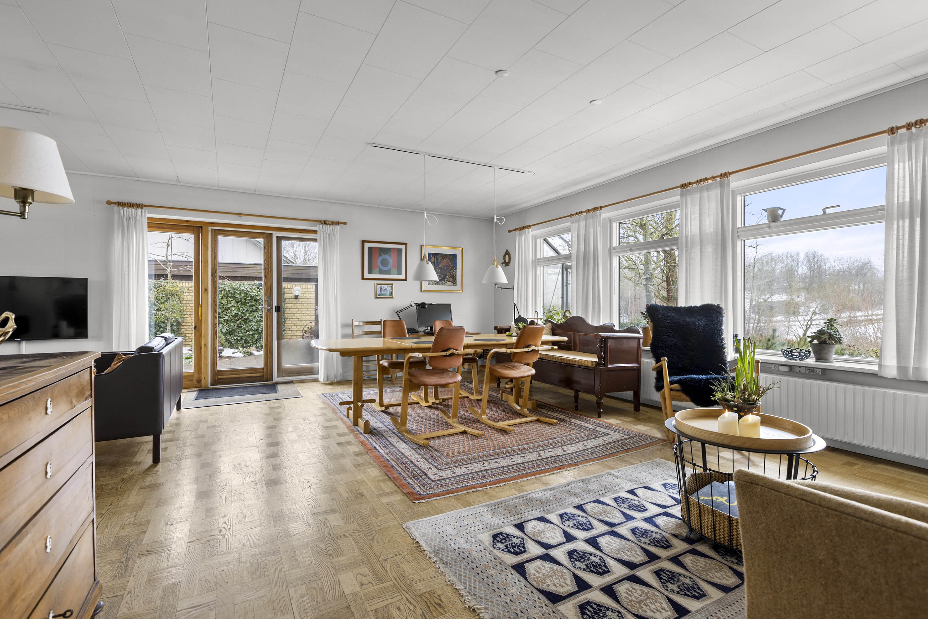 Fremhævet stue billede i fuldskærmstilstand. Billede af Dalmosevej 5, 4100 Ringsted