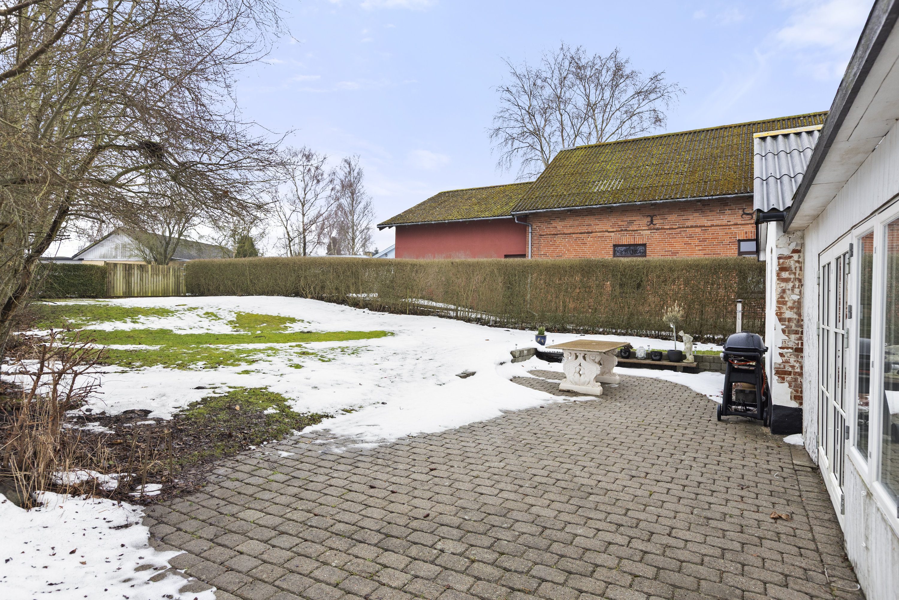 Fremhævet terrasse billede i fuldskærmstilstand. Billede af Sandbyvej 62, Sandby, 4171 Glumsø
