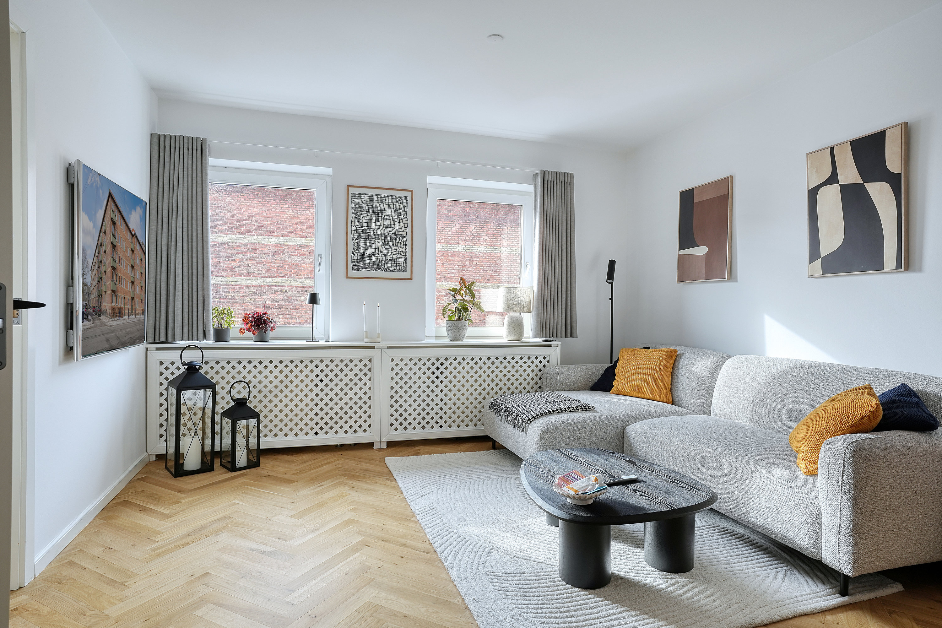 Fremhævet stue billede i fuldskærmstilstand. Billede af Hamletsgade 22, 4. th., 2200 København N