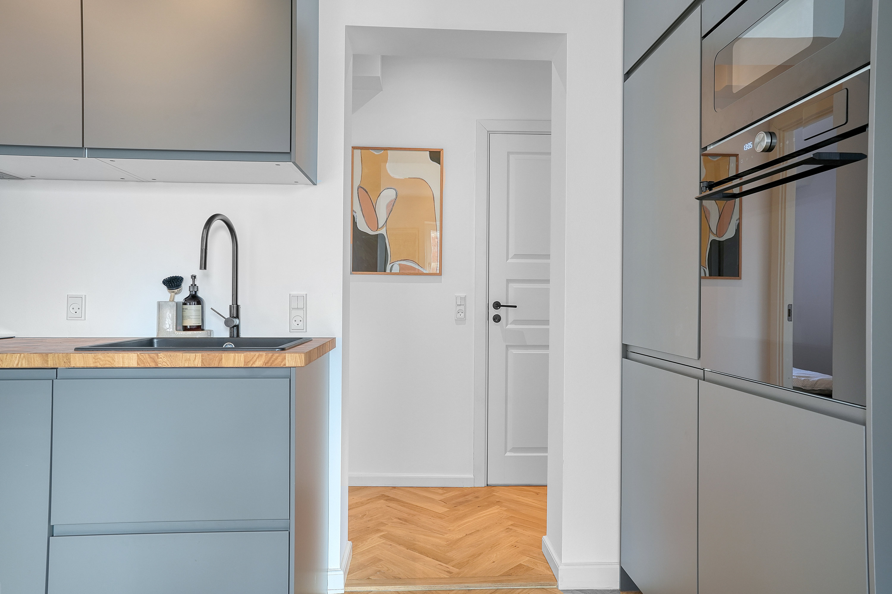 Fremhævet køkken billede i fuldskærmstilstand. Billede af Hamletsgade 22, 4. th., 2200 København N