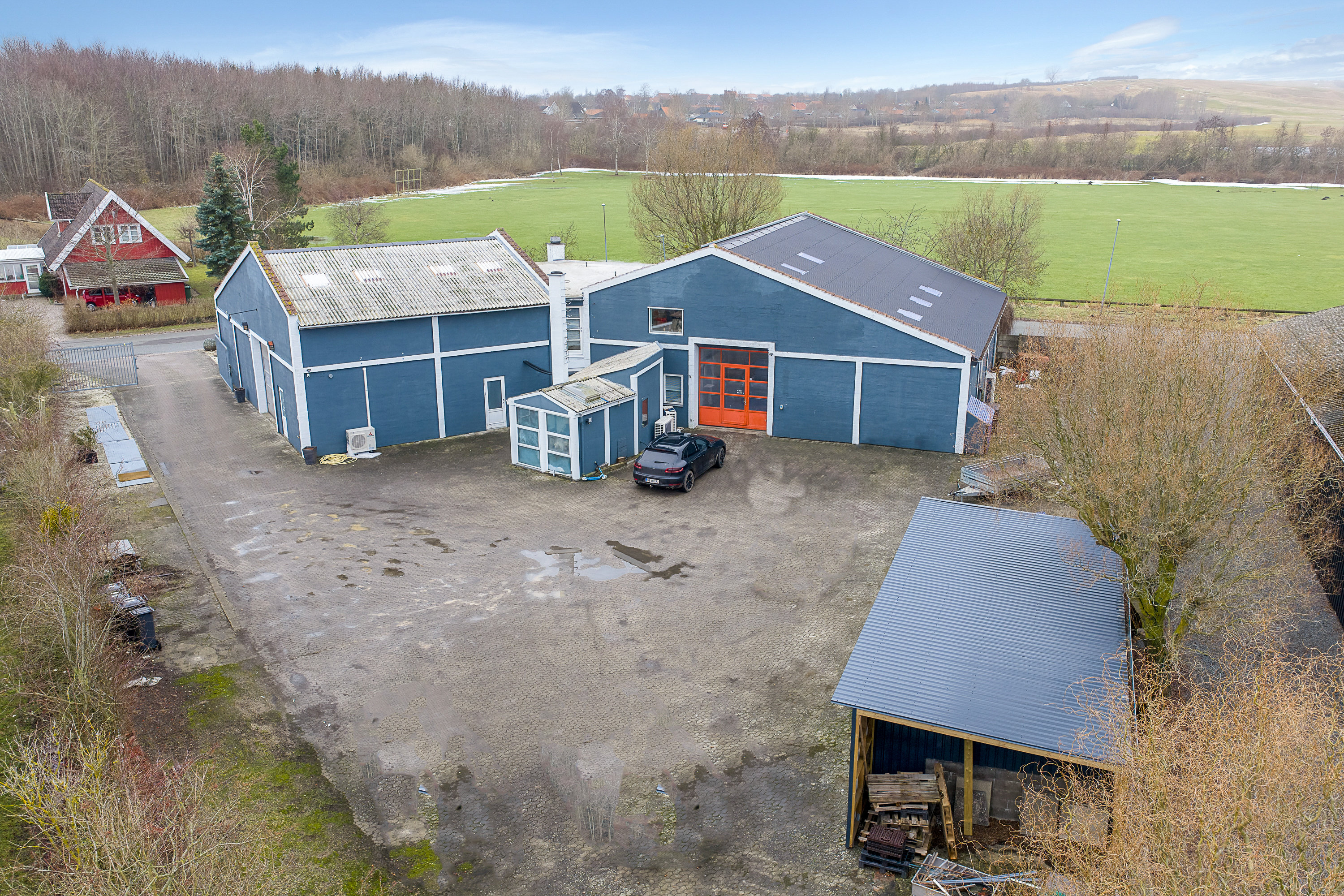 Fremhævet facade billede i fuldskærmstilstand. Billede af Kohaven 20A, 5300 Kerteminde