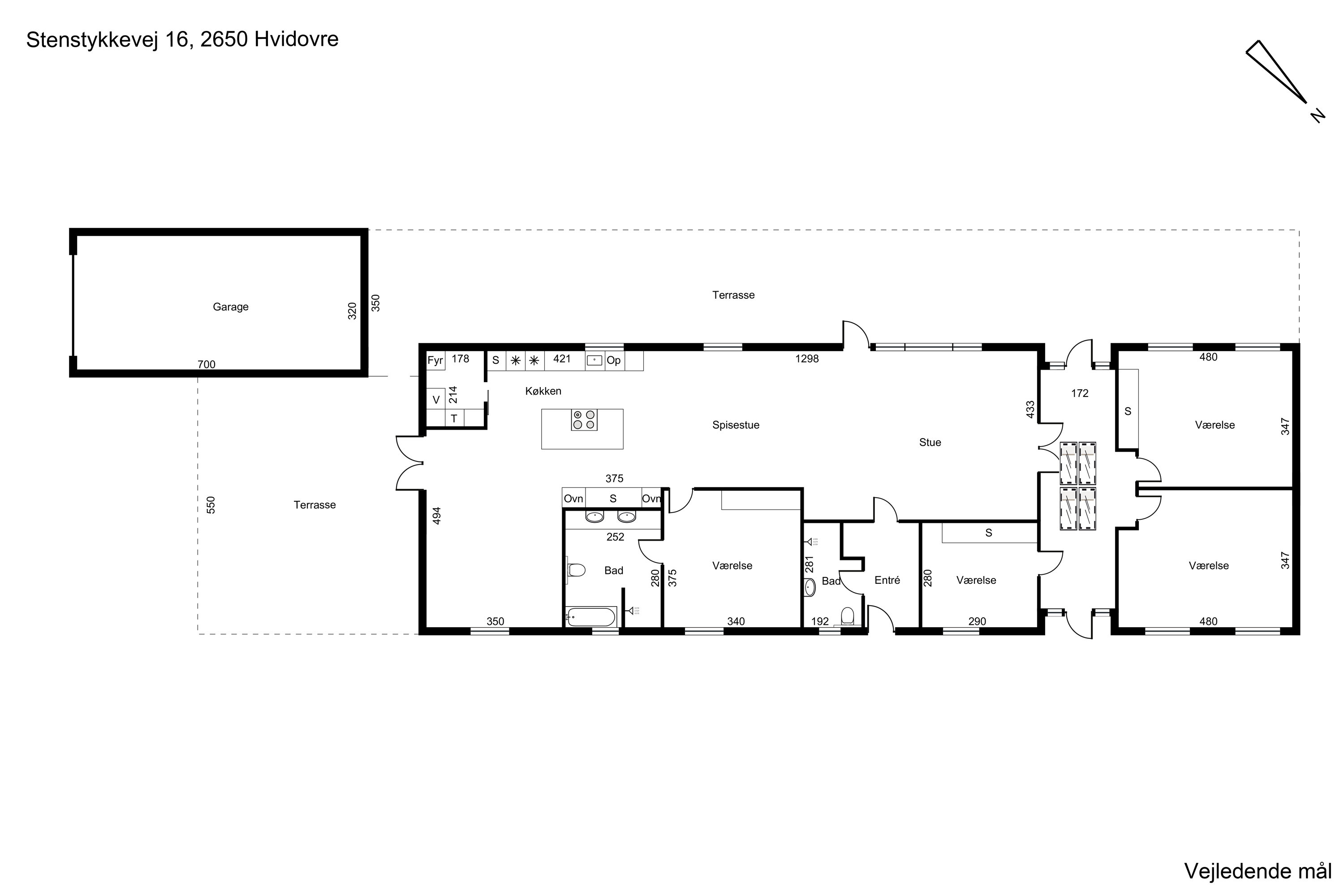 Plantegninger billede af Stenstykkevej 16, 2650 Hvidovre