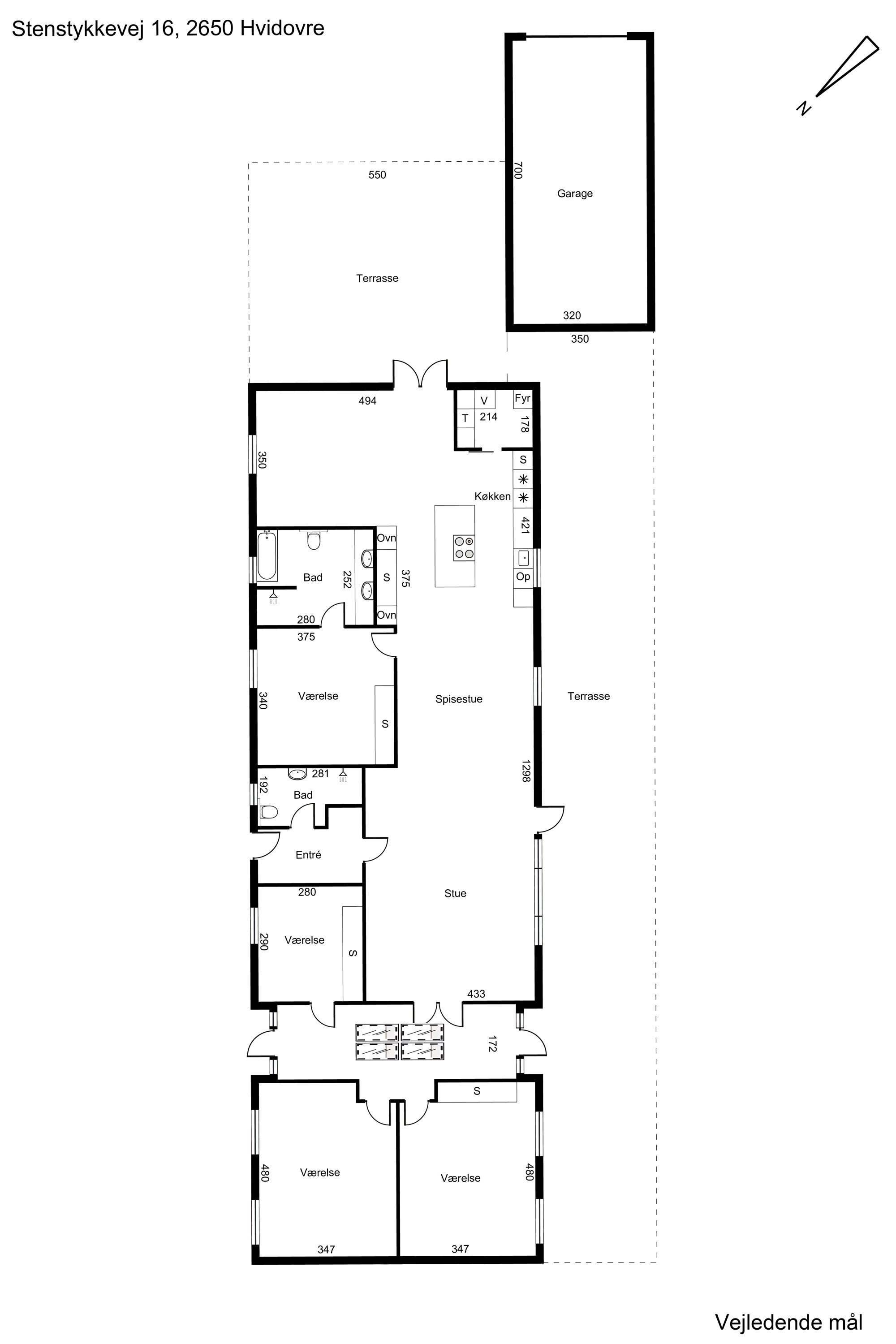 Plantegninger billede af Stenstykkevej 16, 2650 Hvidovre