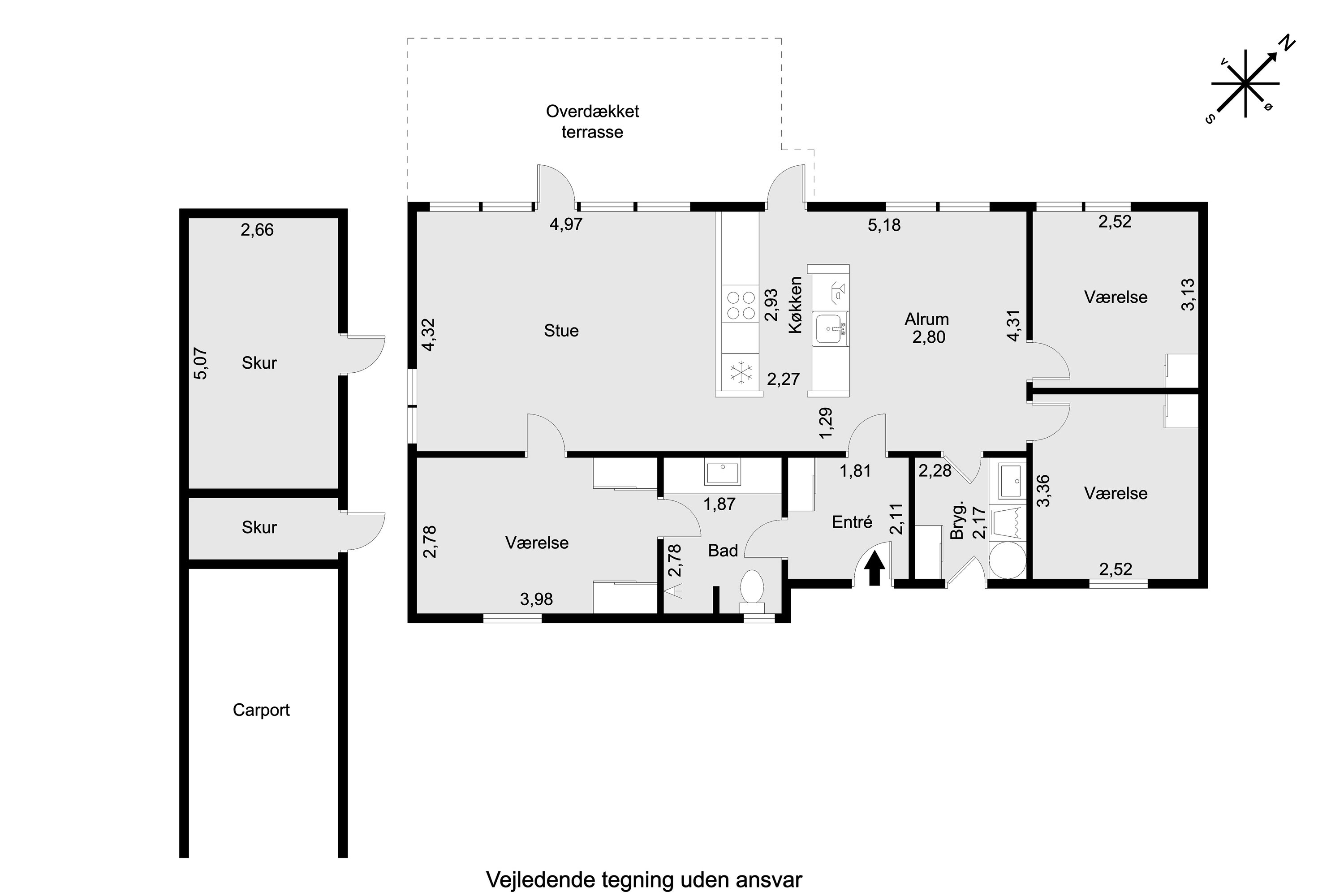 Plantegninger billede af Ellebæk Parkvej 24, 8520 Lystrup