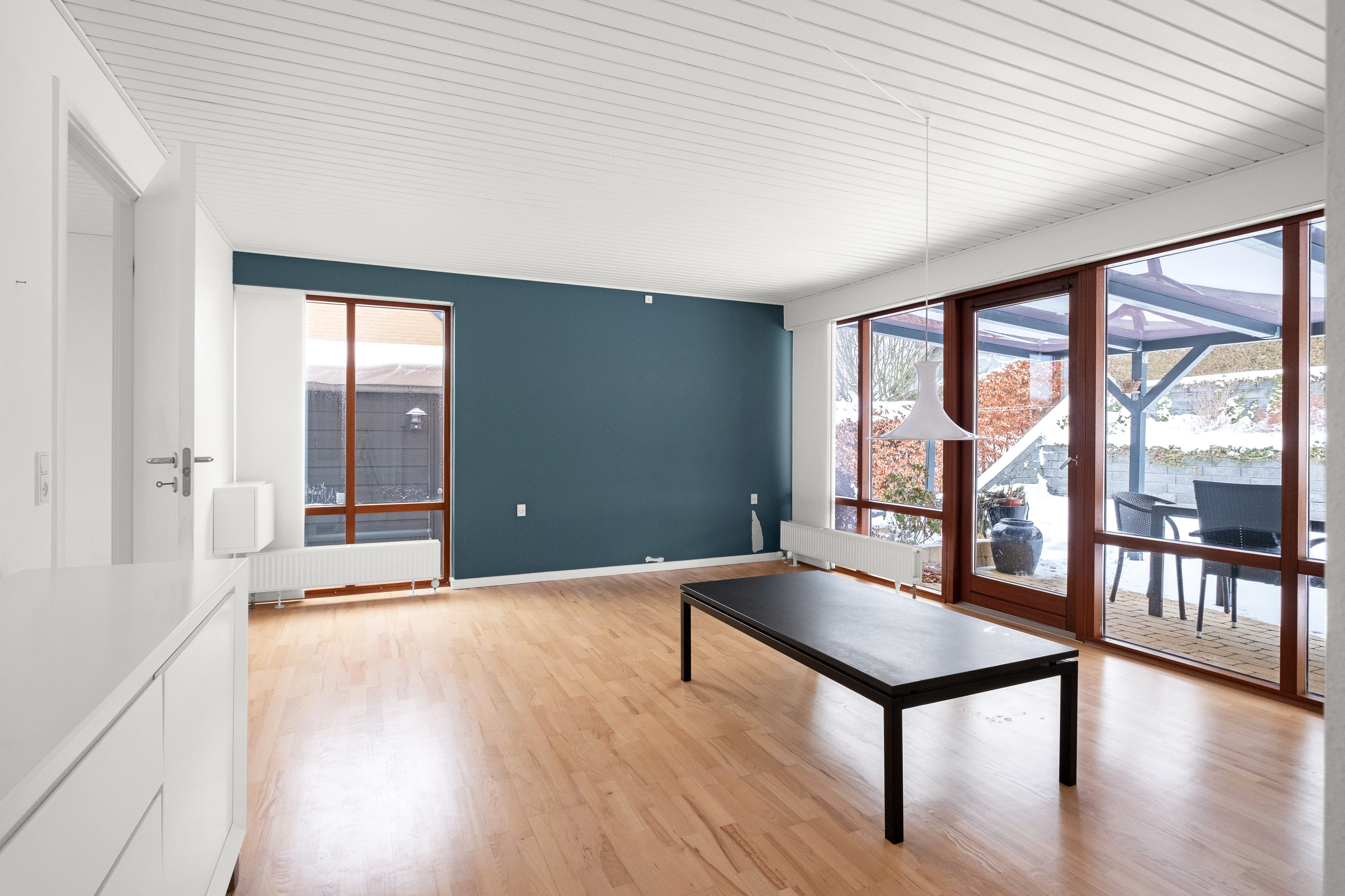 Fremhævet stue billede i fuldskærmstilstand. Billede af Ellebæk Parkvej 24, 8520 Lystrup