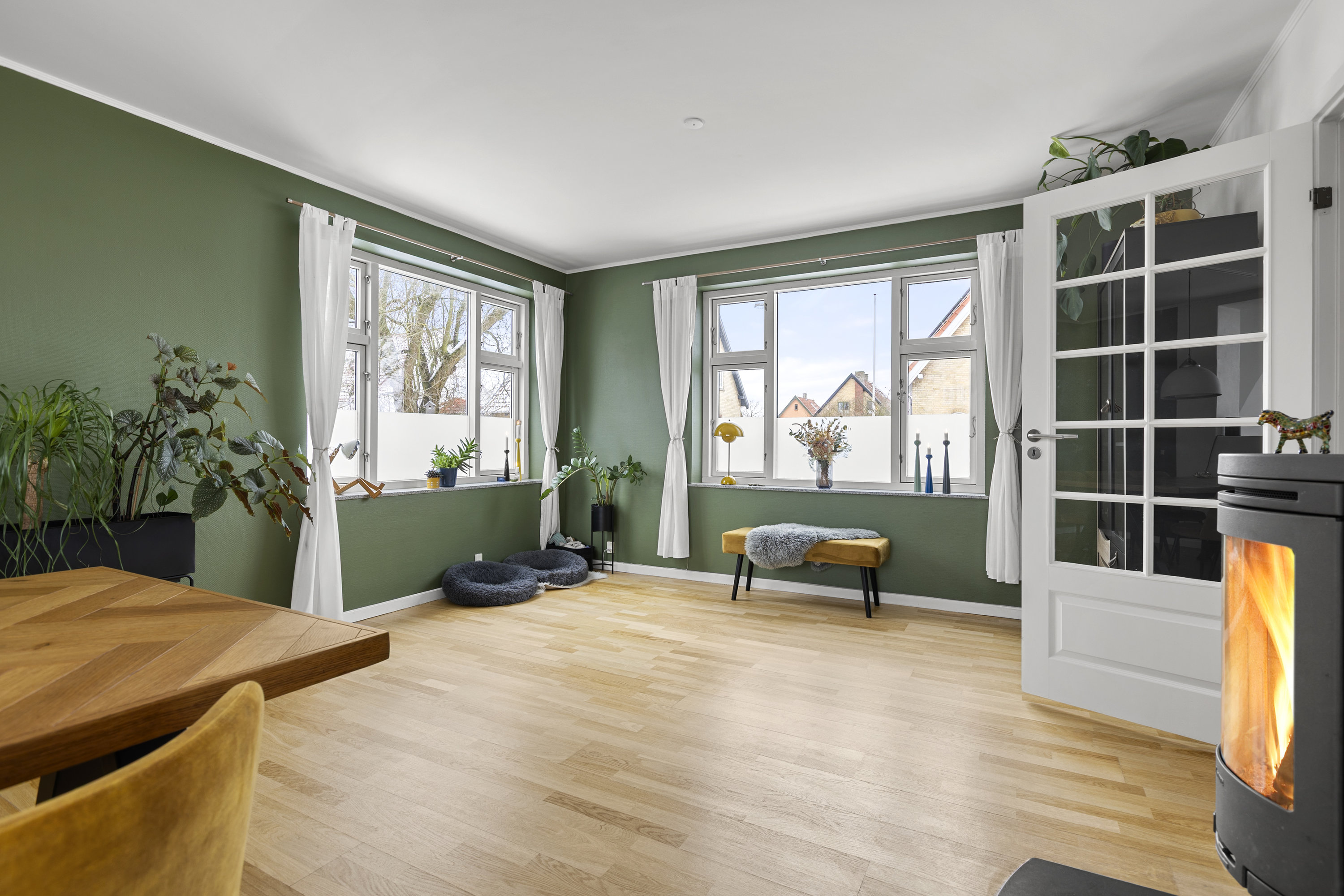 Fremhævet stue billede i fuldskærmstilstand. Billede af Vibevej 14, 4200 Slagelse