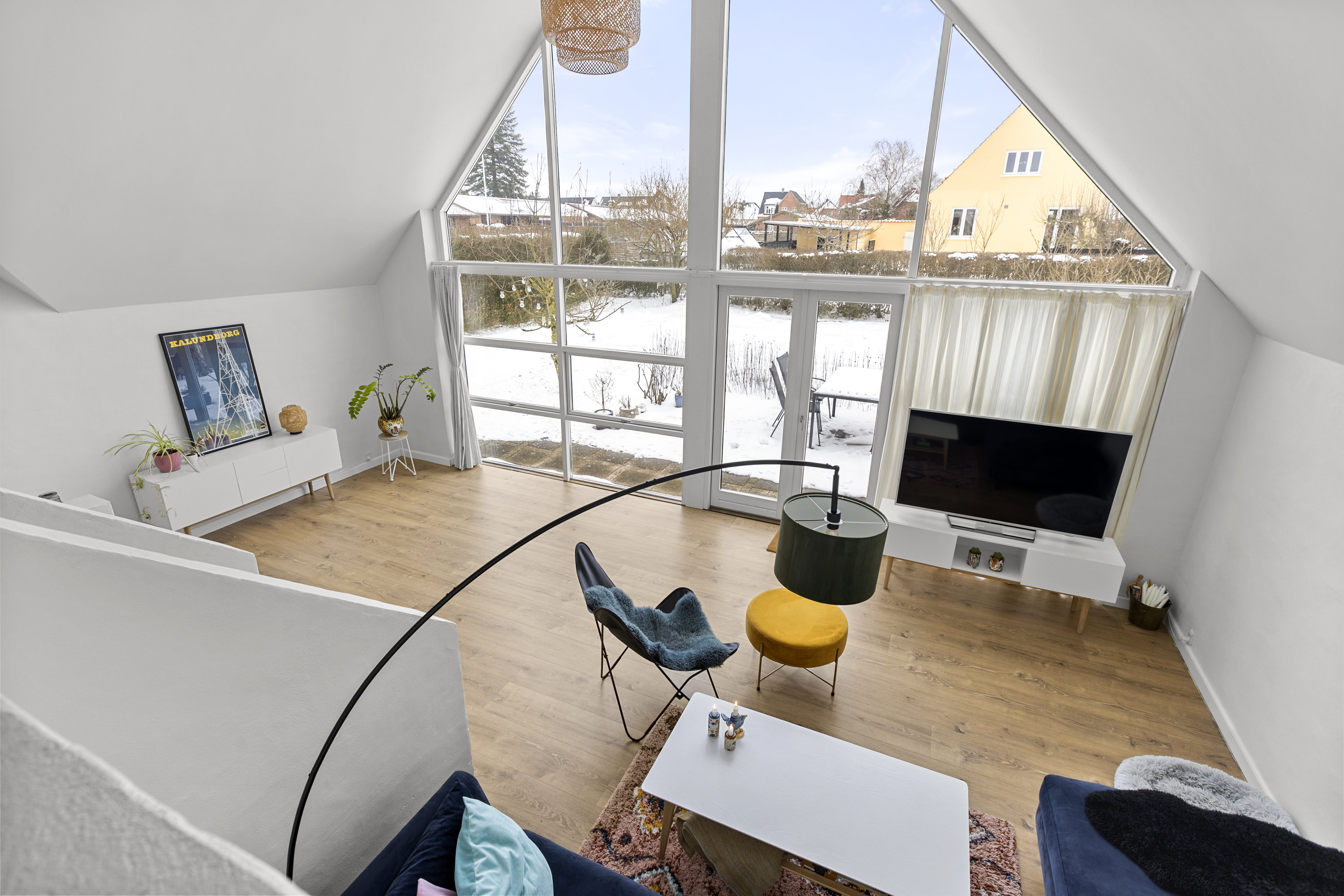 Fremhævet stue billede i fuldskærmstilstand. Billede af Vibevej 14, 4200 Slagelse