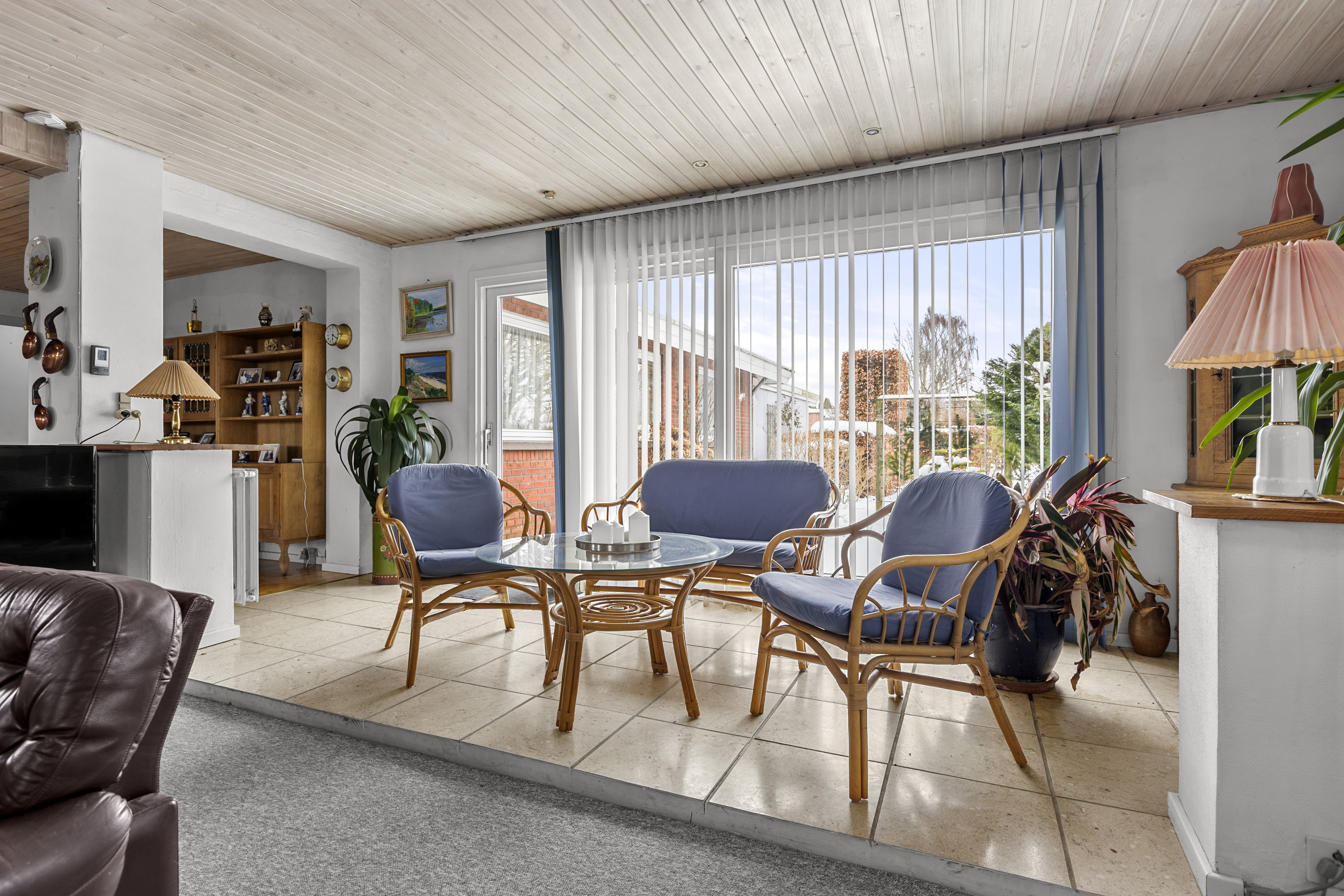 Fremhævet stue billede i fuldskærmstilstand. Billede af Romsøvej 1, 4200 Slagelse