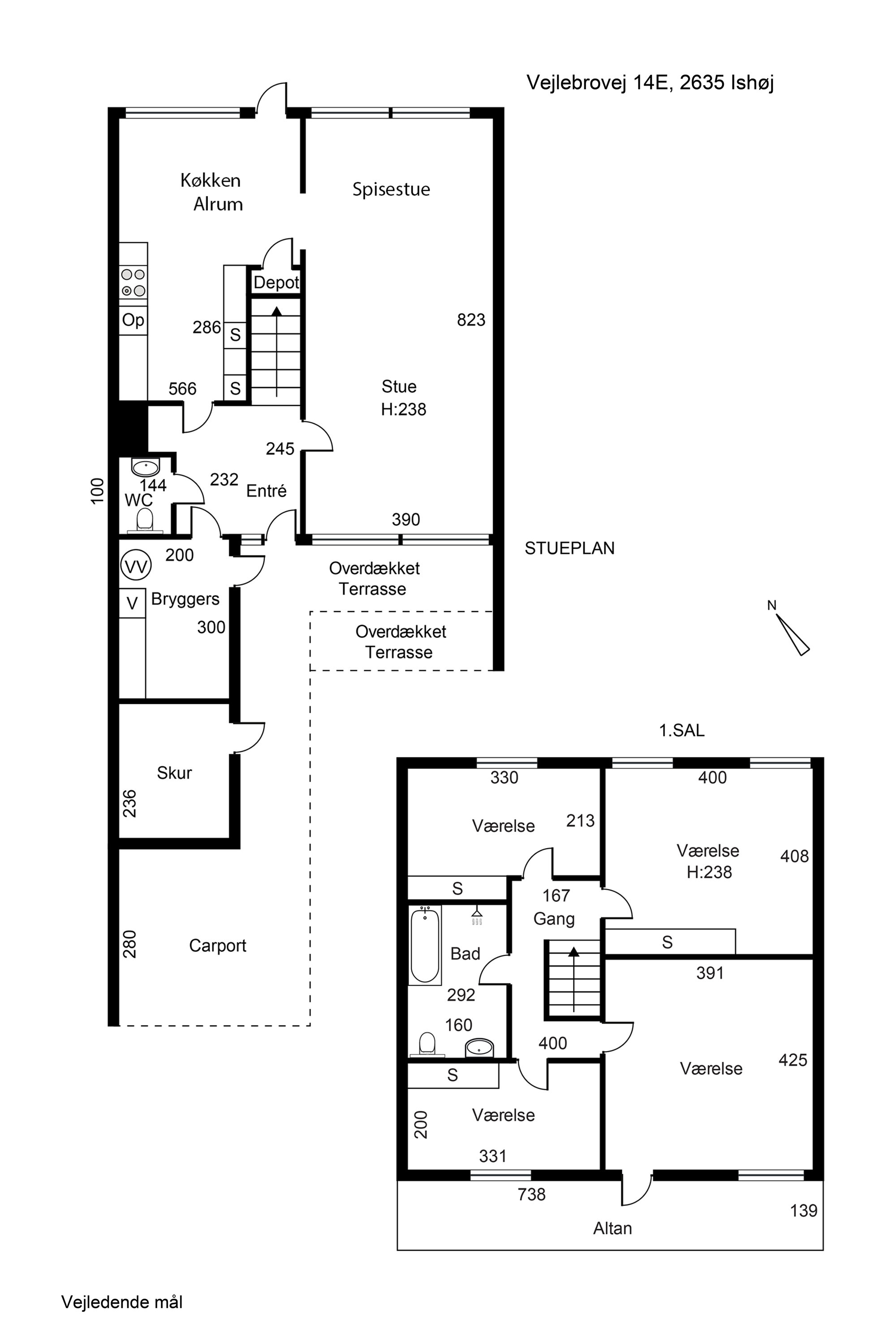 Plantegninger billede af Vejlebrovej 14E, 2635 Ishøj