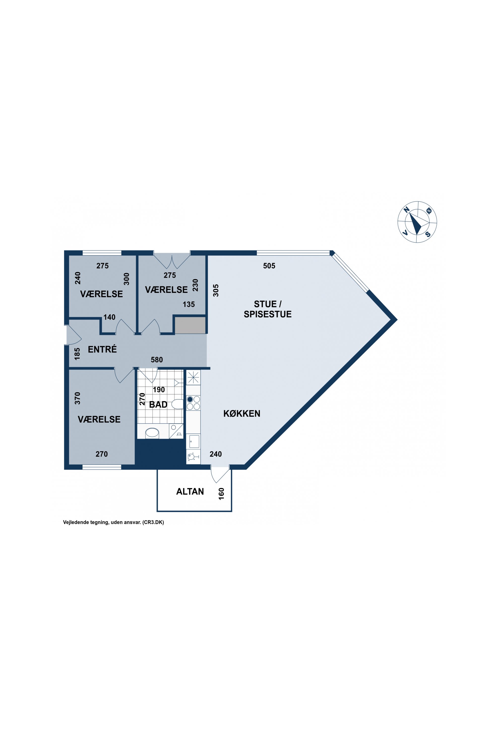 Plantegninger billede af Valby Maskinfabriksvej 15, 2. th., 2500 Valby
