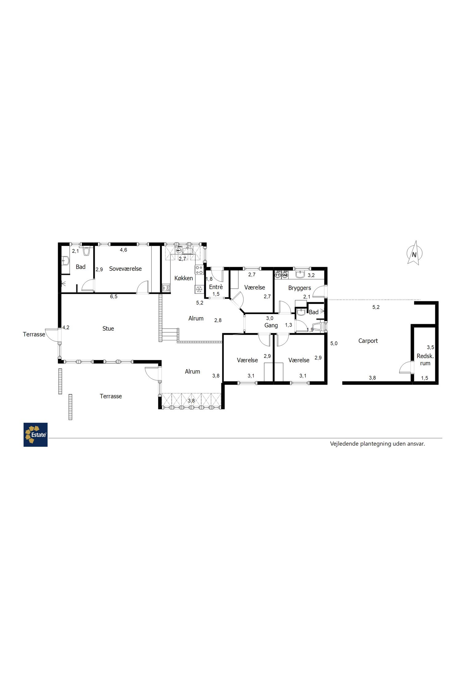 Plantegninger billede af Flintemarken 40, 7190 Billund