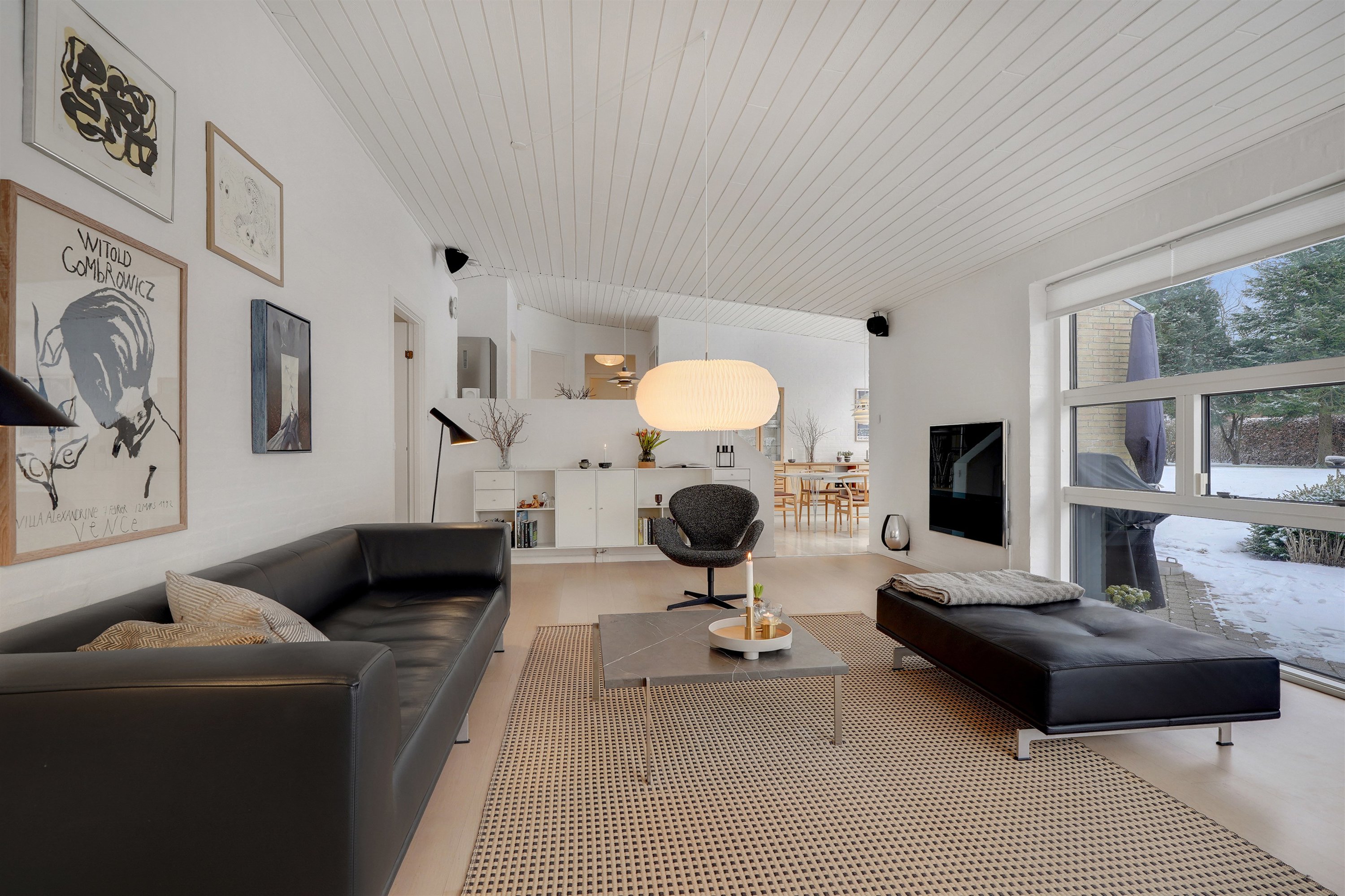 Fremhævet stue billede i fuldskærmstilstand. Billede af Flintemarken 40, 7190 Billund