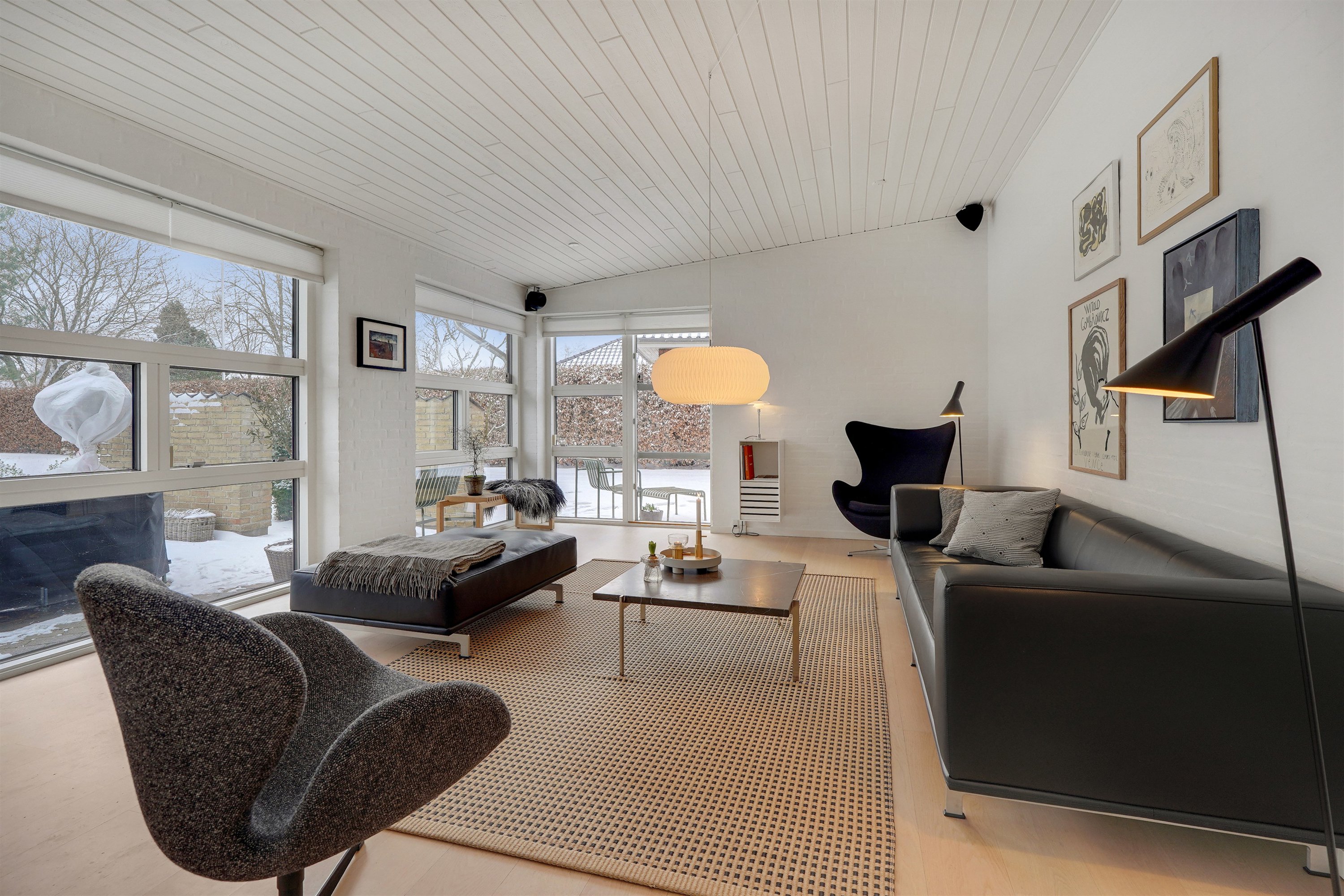 Fremhævet stue billede i fuldskærmstilstand. Billede af Flintemarken 40, 7190 Billund