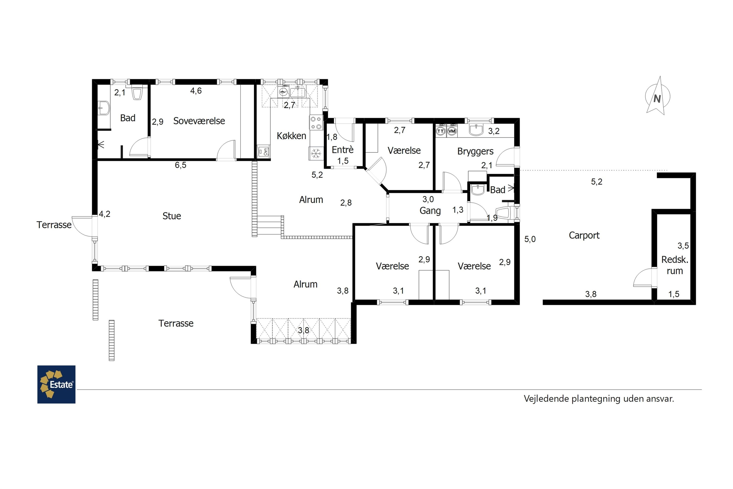 Plantegninger billede af Flintemarken 40, 7190 Billund