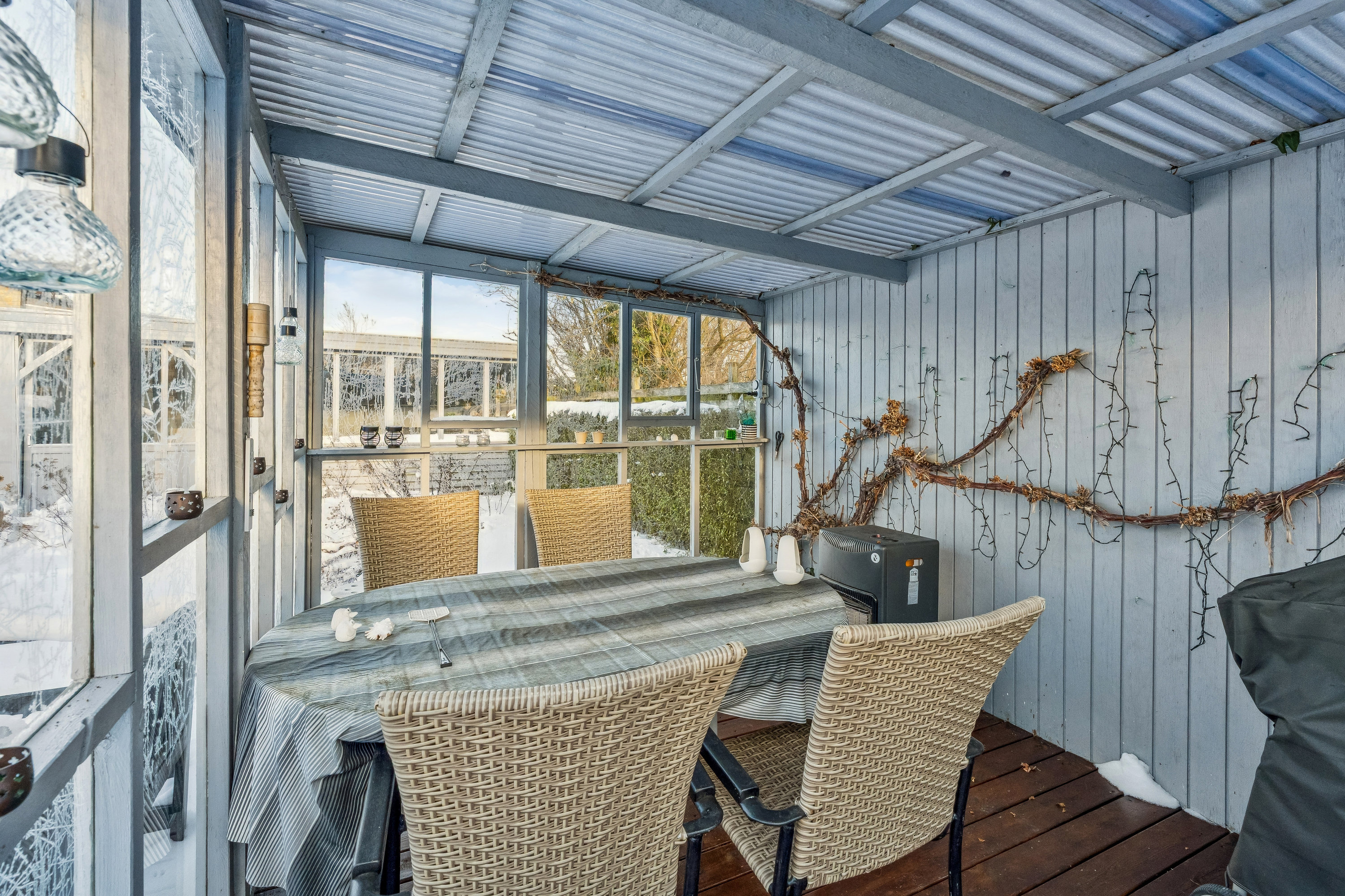 Fremhævet terrasse billede i fuldskærmstilstand. Billede af Hadsundvej 373, 9260 Gistrup