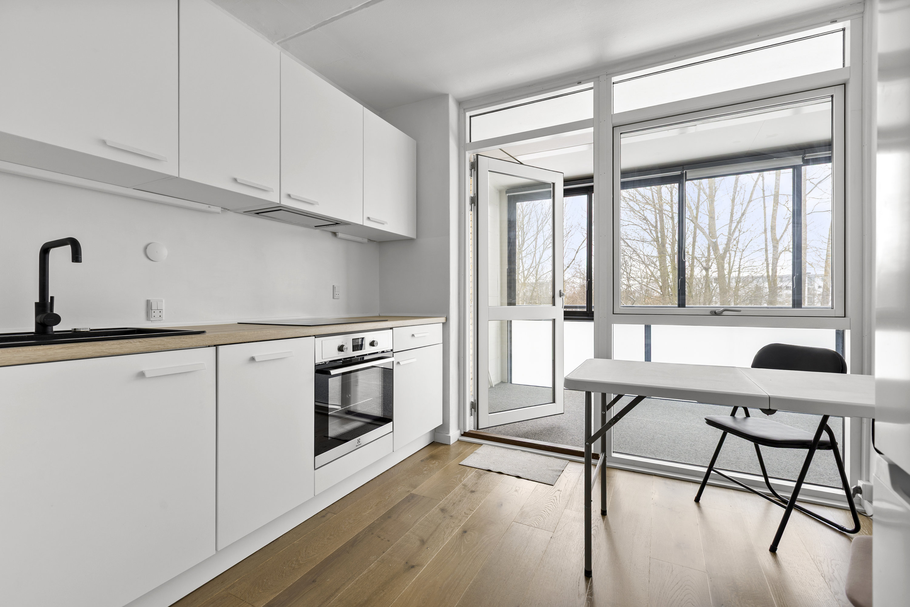 Fremhævet køkken billede i fuldskærmstilstand. Billede af Ejboparken 47, st.. mf., 4000 Roskilde