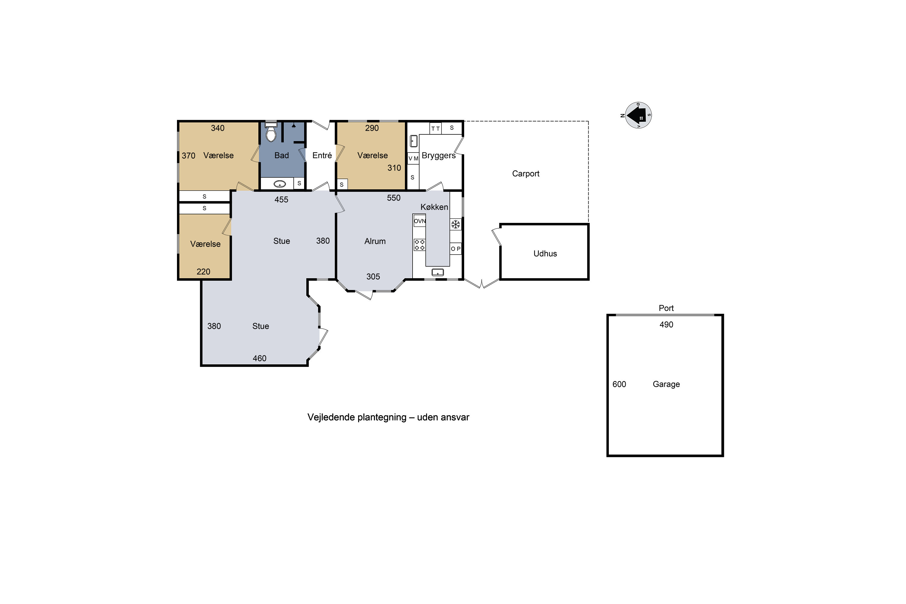 Plantegninger billede af Skuldelevvej 11, 4050 Skibby