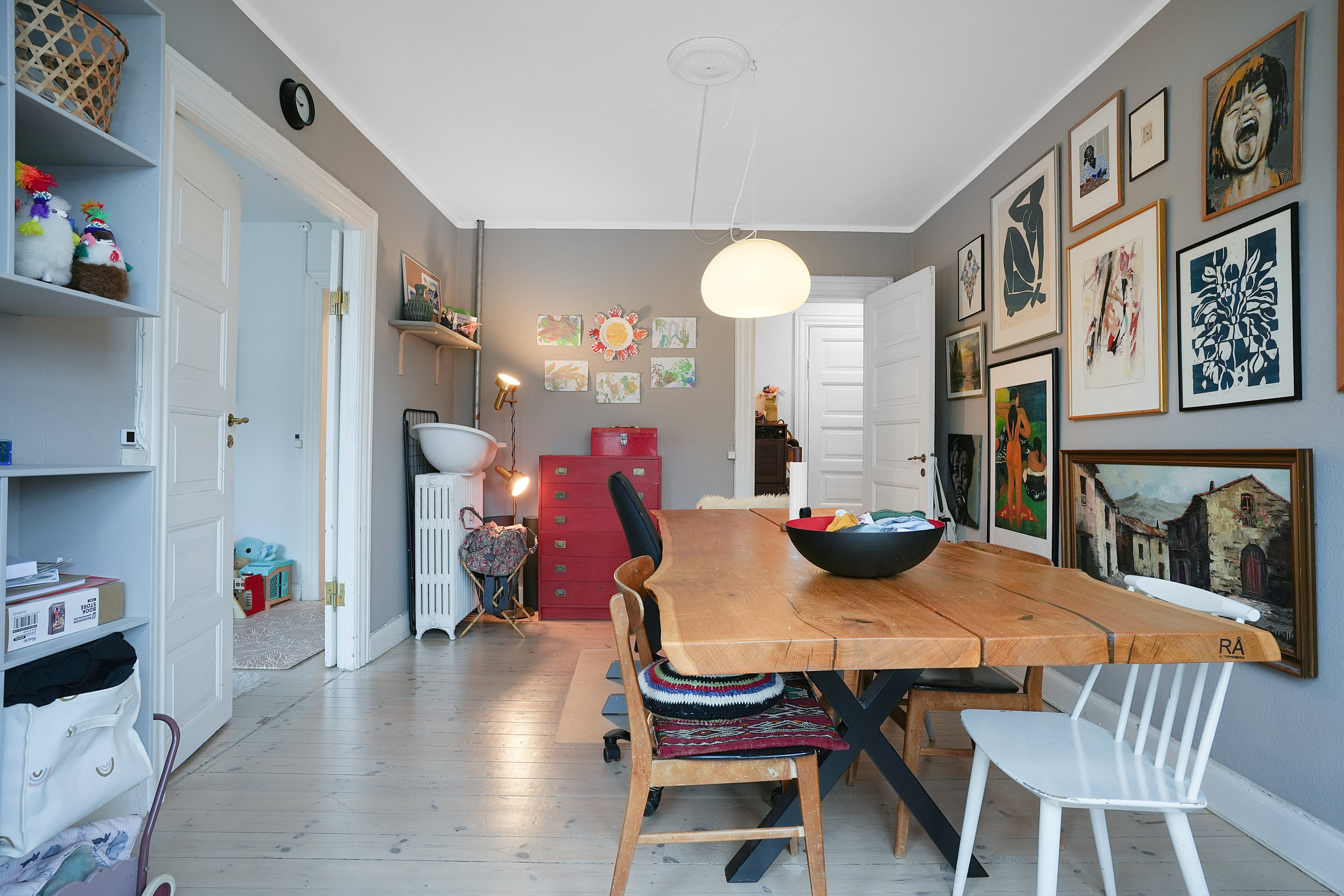 Fremhævet spisestue billede i fuldskærmstilstand. Billede af Vigerslevvej 39, 1. tv., 2500 Valby