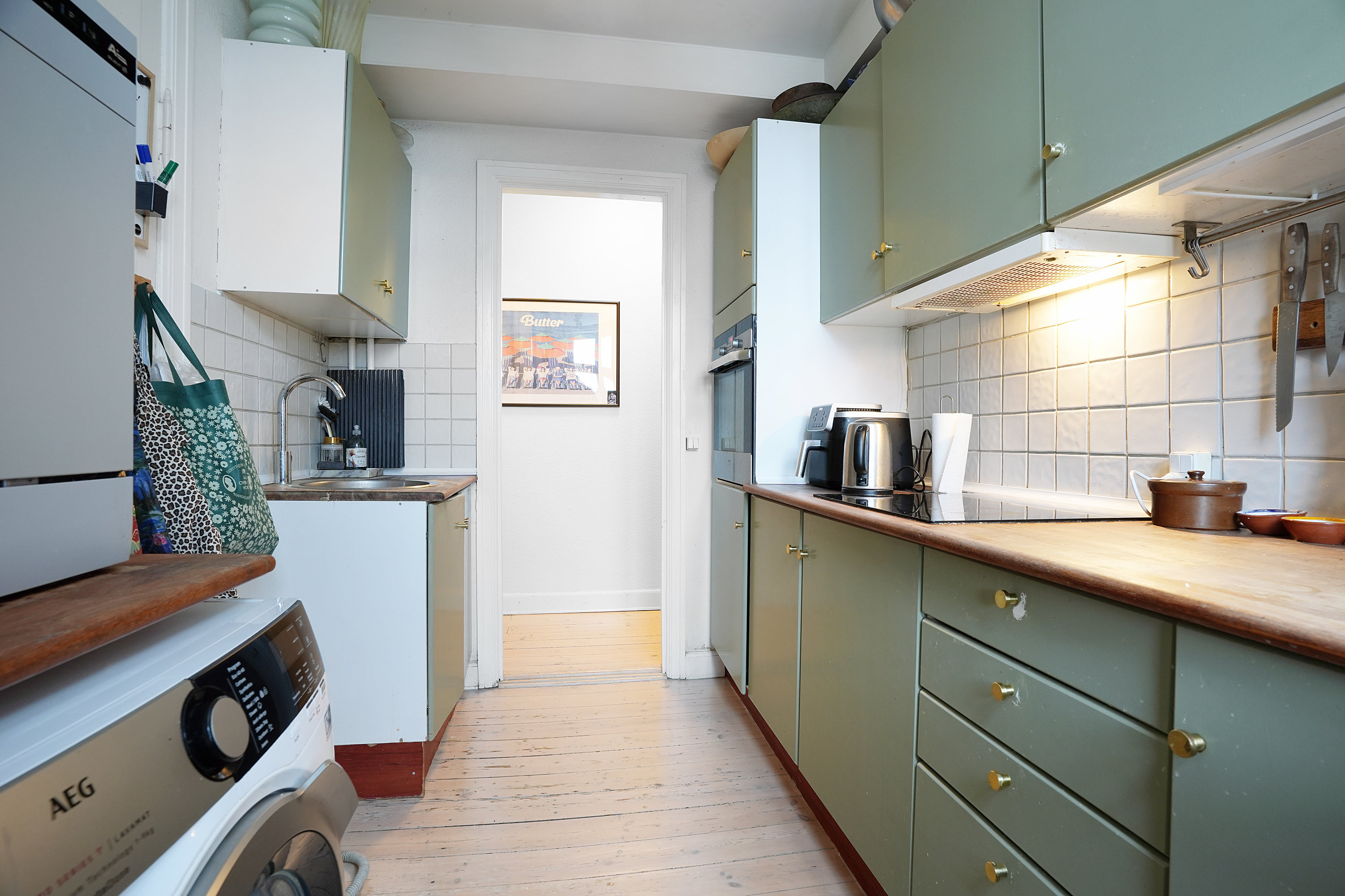 Fremhævet køkken billede i fuldskærmstilstand. Billede af Vigerslevvej 39, 1. tv., 2500 Valby