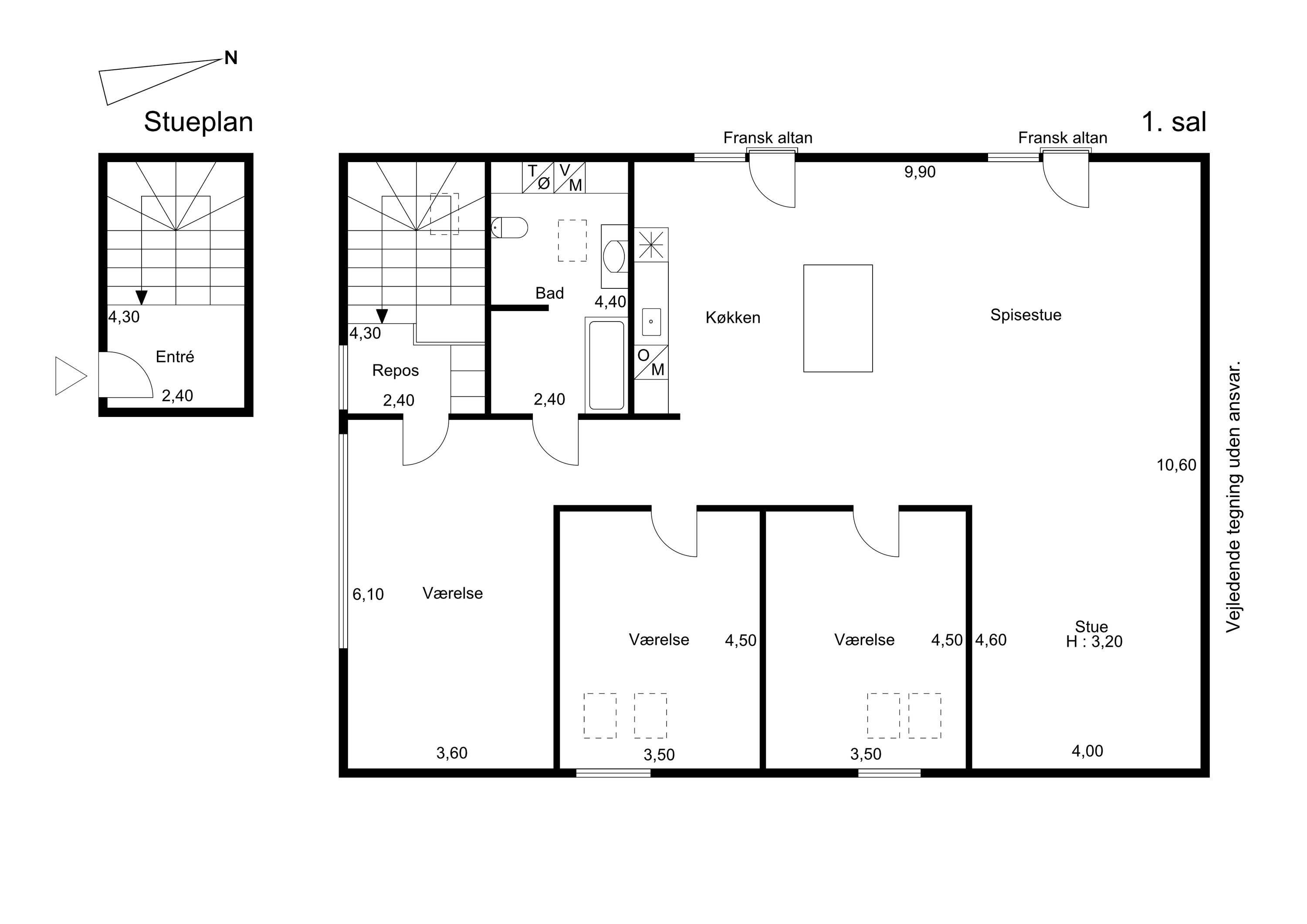 Plantegninger billede af Møllevej 2D, 4140 Borup