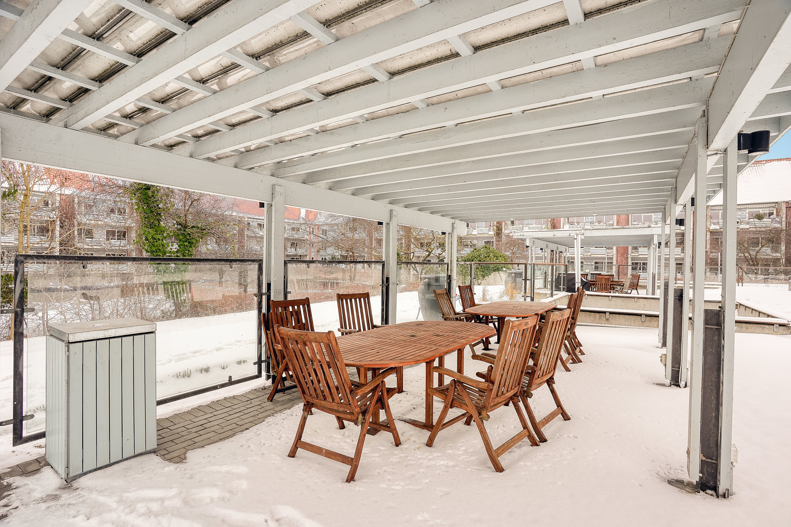 Fremhævet terrasse billede i fuldskærmstilstand. Billede af Helsingborggade 7, st.. th., 2100 København Ø