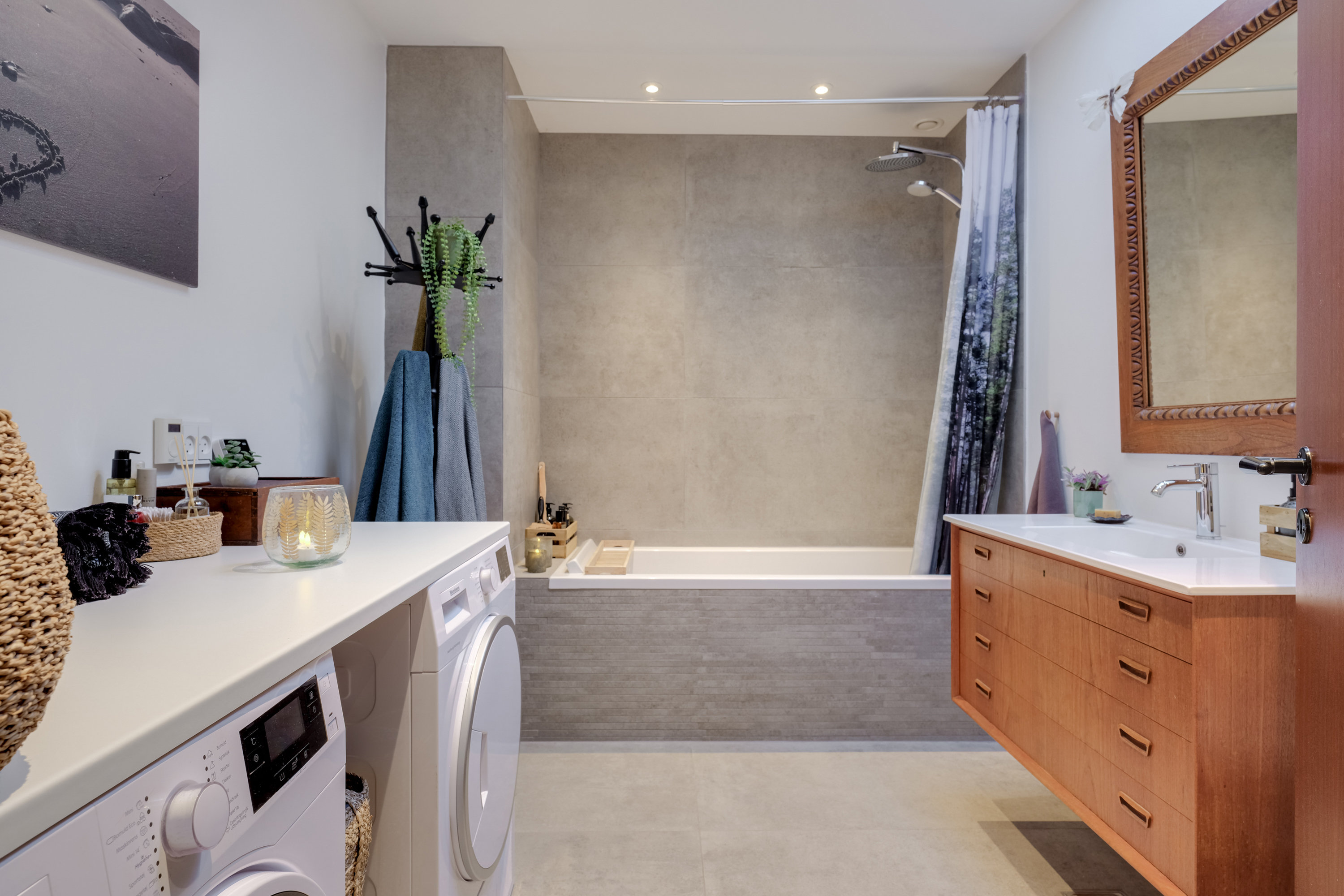 Fremhævet badeværelse billede i fuldskærmstilstand. Billede af Pilevej 28, 5800 Nyborg