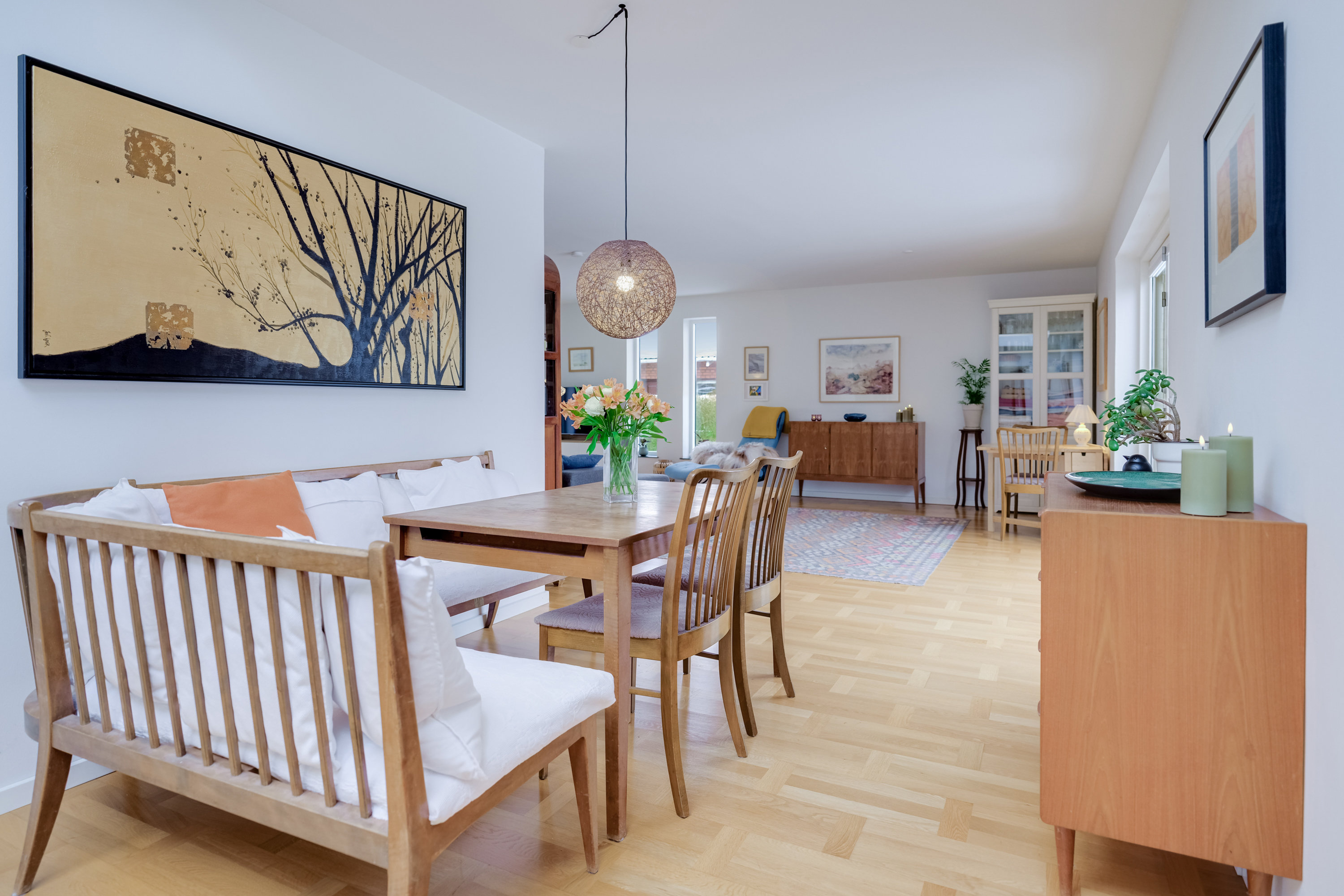 Fremhævet stue billede i fuldskærmstilstand. Billede af Pilevej 28, 5800 Nyborg