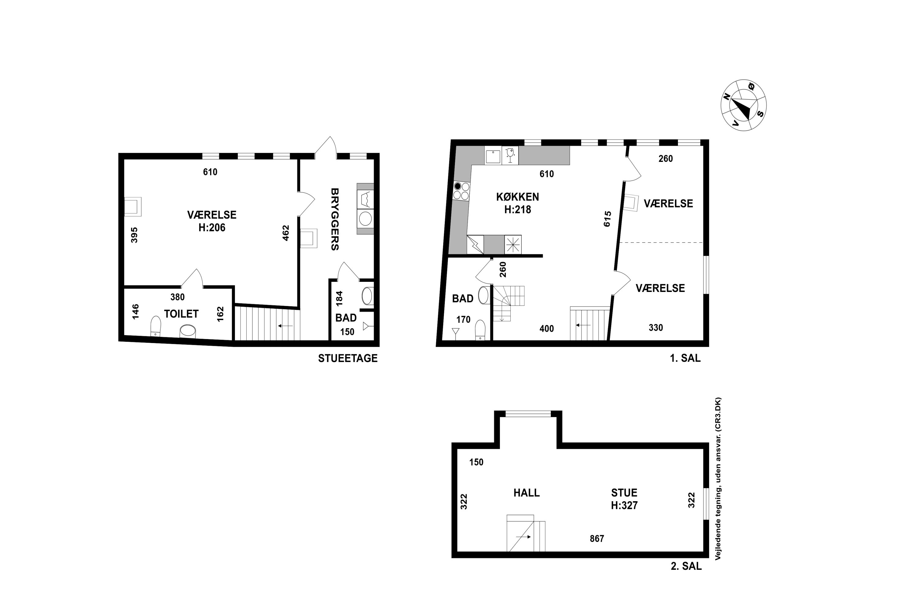 Plantegninger billede af Skyttenstræde 11C, 3000 Helsingør
