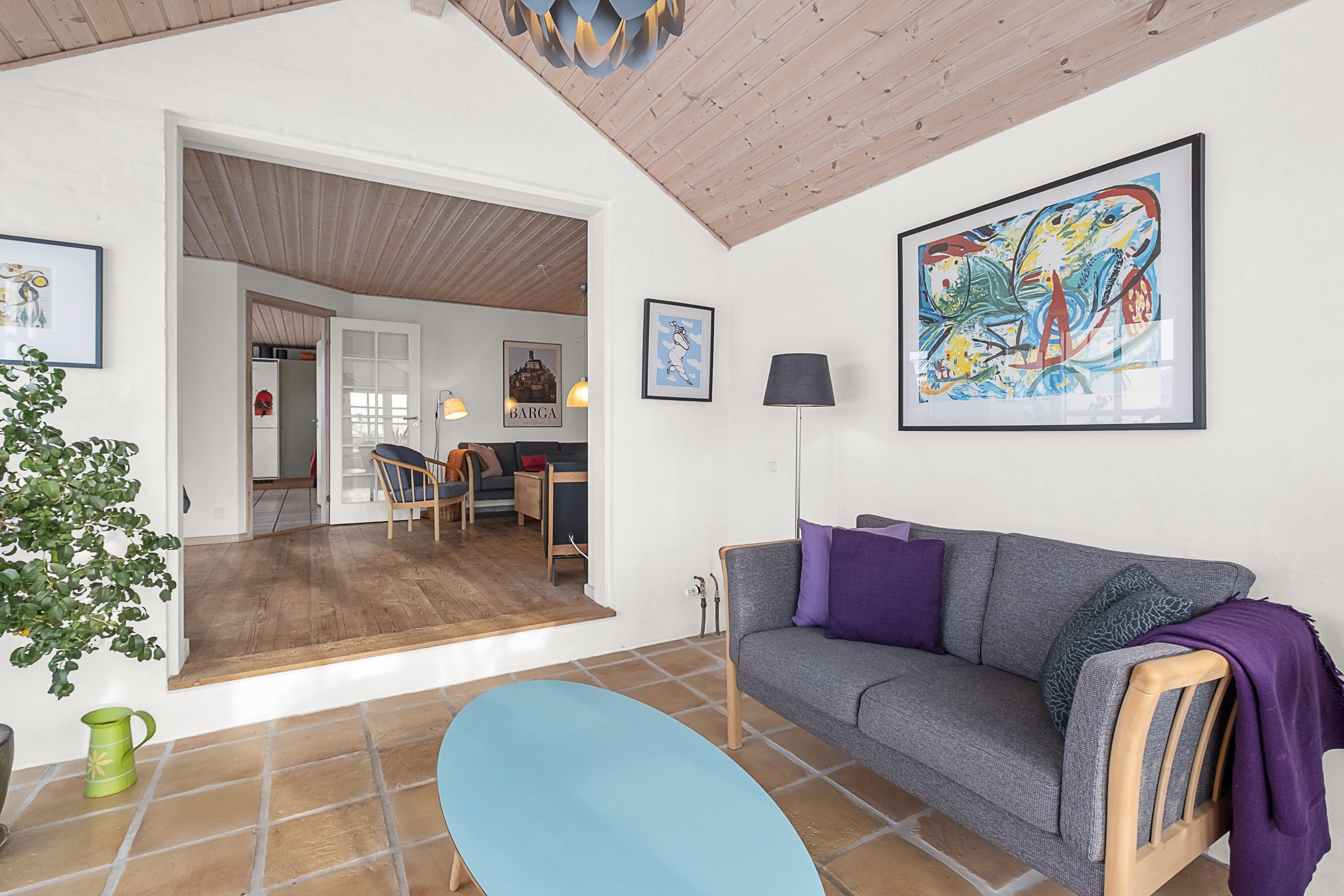 Fremhævet stue billede i fuldskærmstilstand. Billede af Sensommervej 133, 8530 Hjortshøj