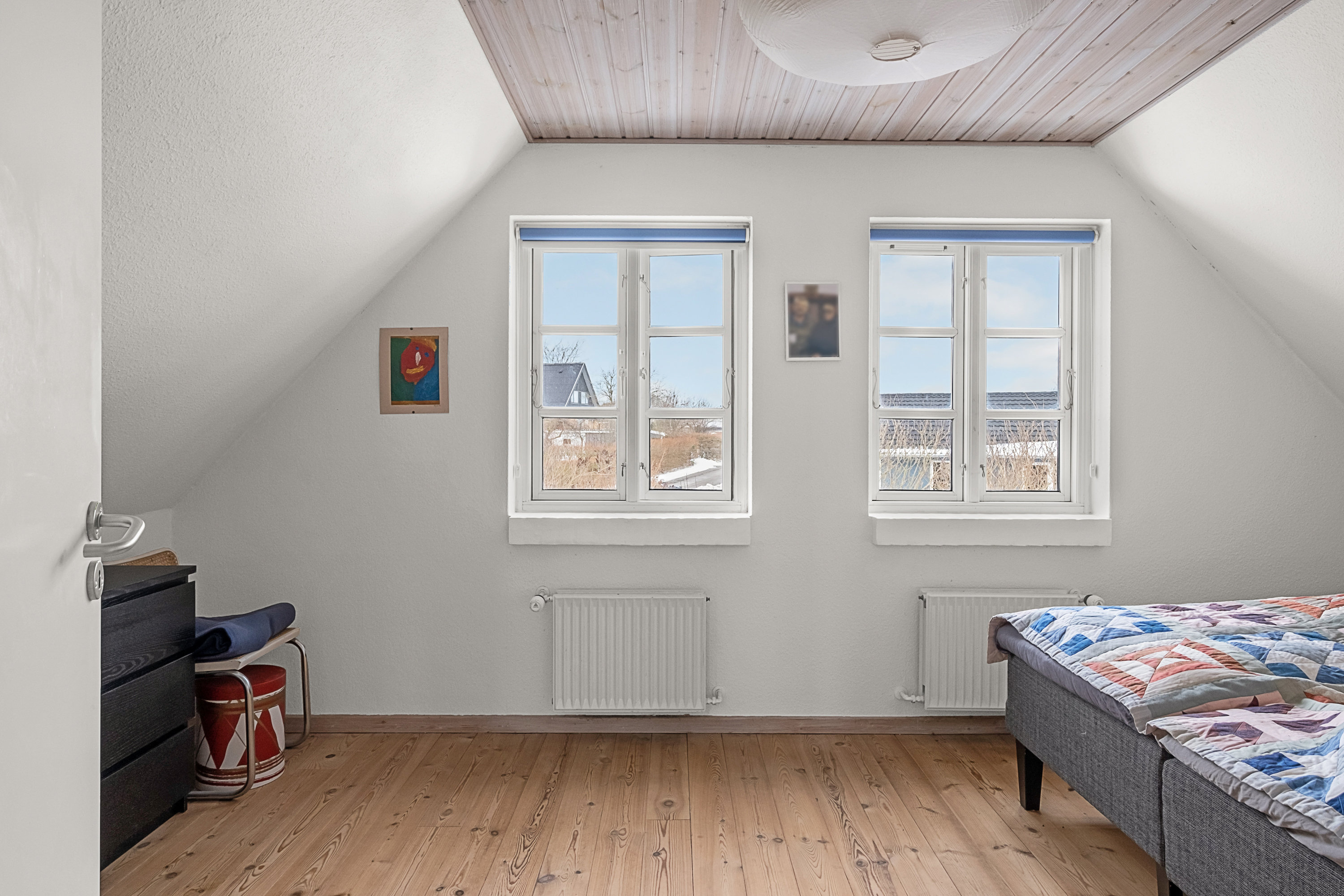 Fremhævet soveværelse billede i fuldskærmstilstand. Billede af Sensommervej 133, 8530 Hjortshøj