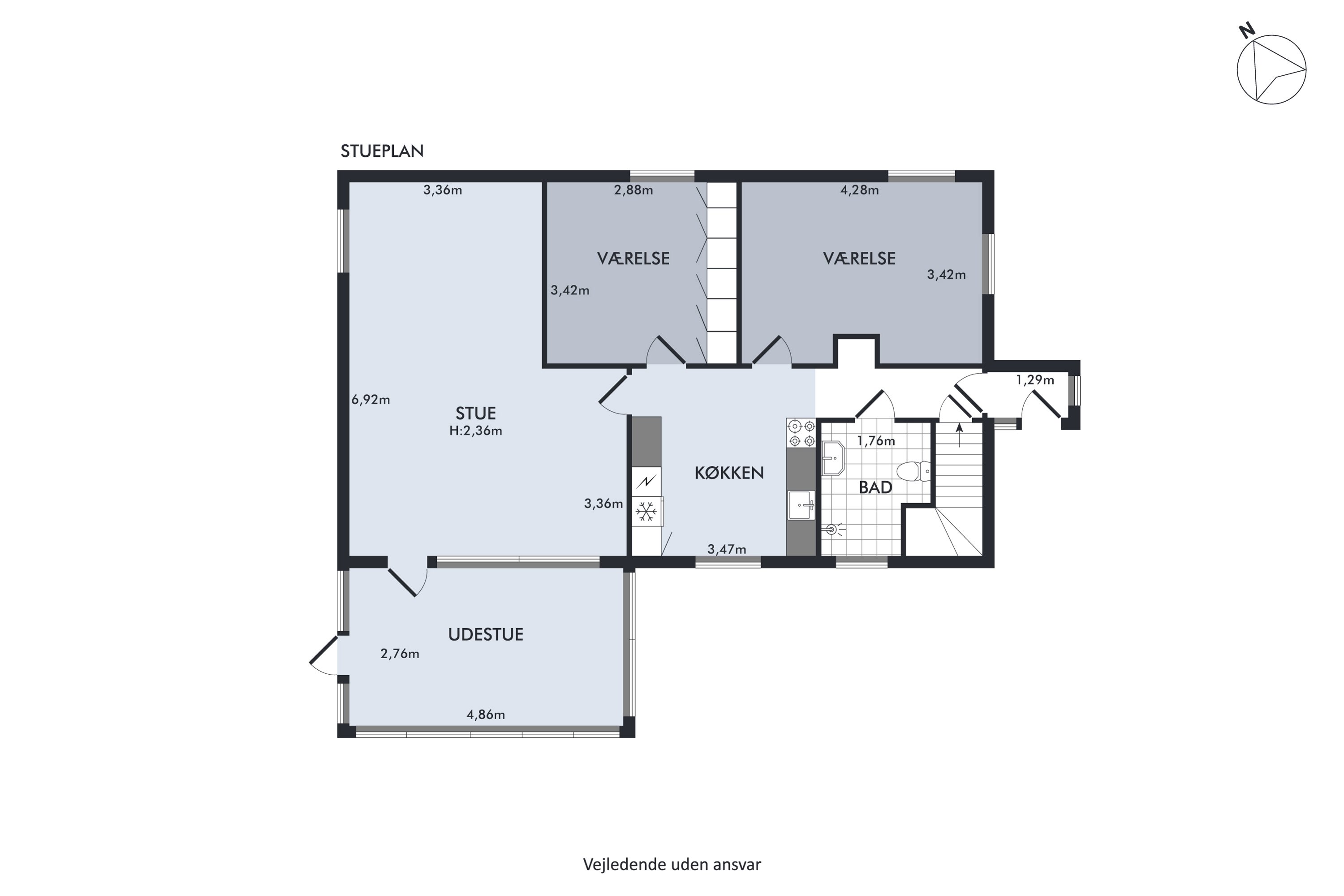 Plantegninger billede af Mosevej 1, 6320 Egernsund