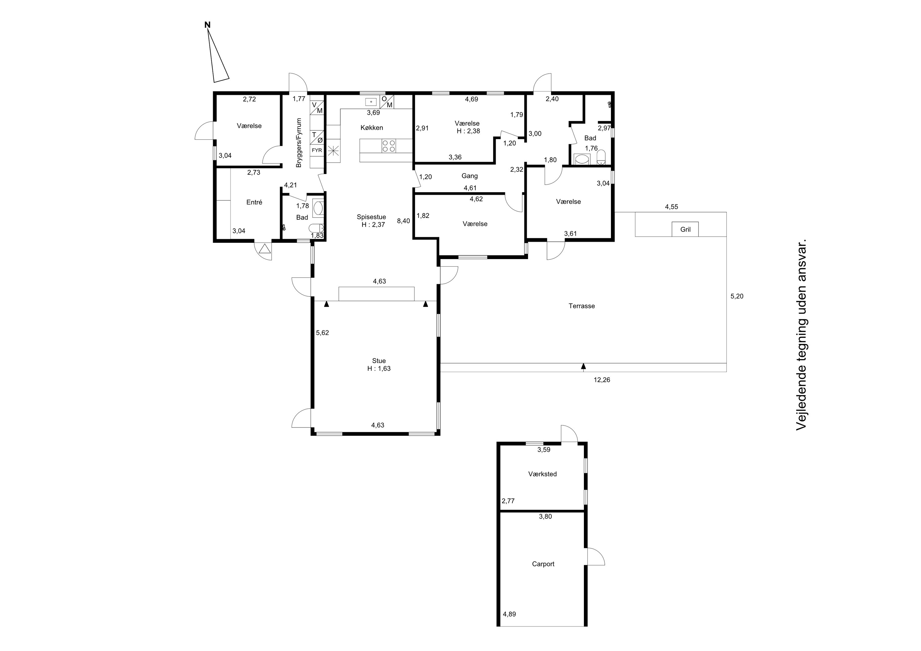 Plantegninger billede af Lærkevænget 11, Ejby, 4623 Lille Skensved