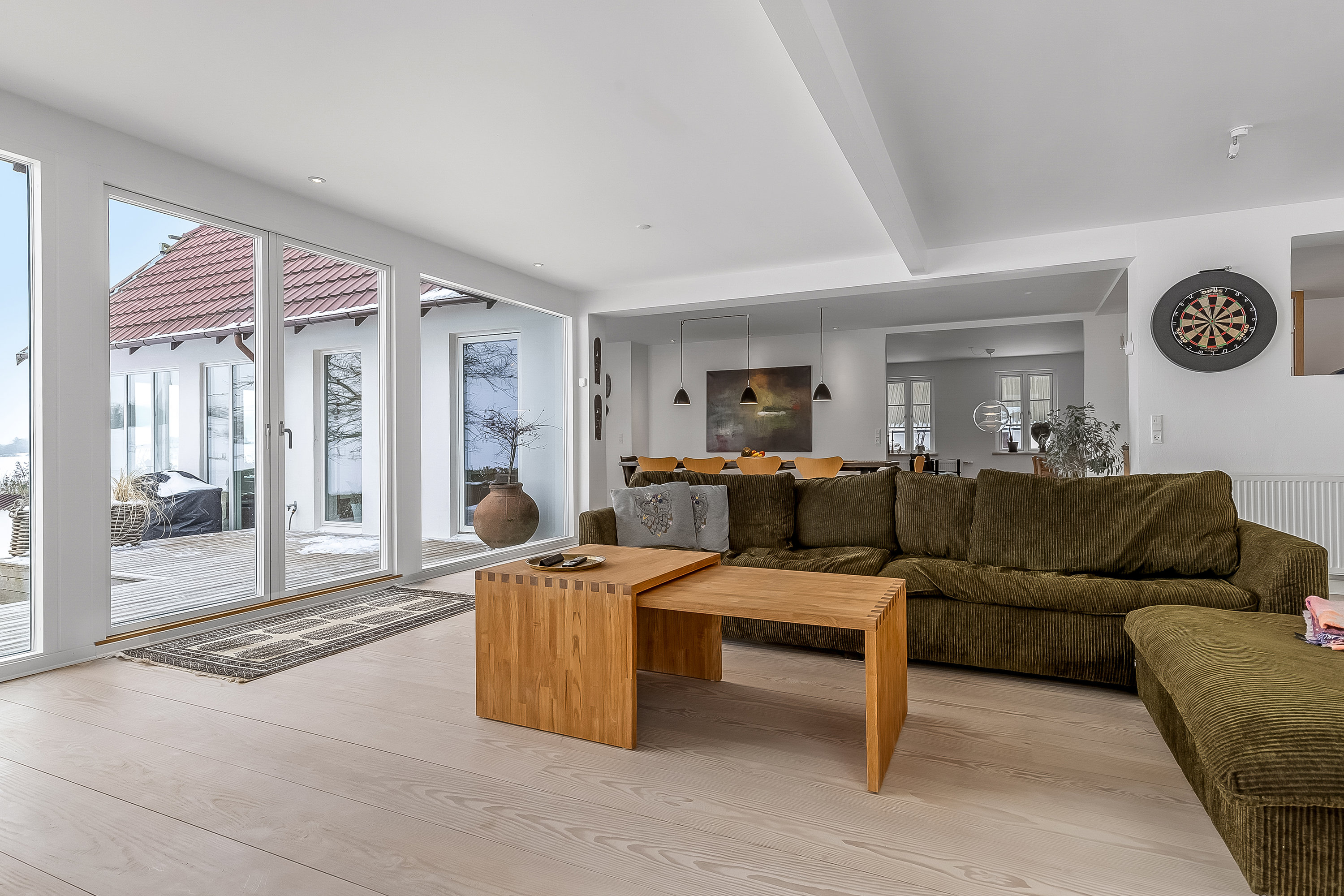 Fremhævet stue billede i fuldskærmstilstand. Billede af Gl Højenvej 105, 7100 Vejle