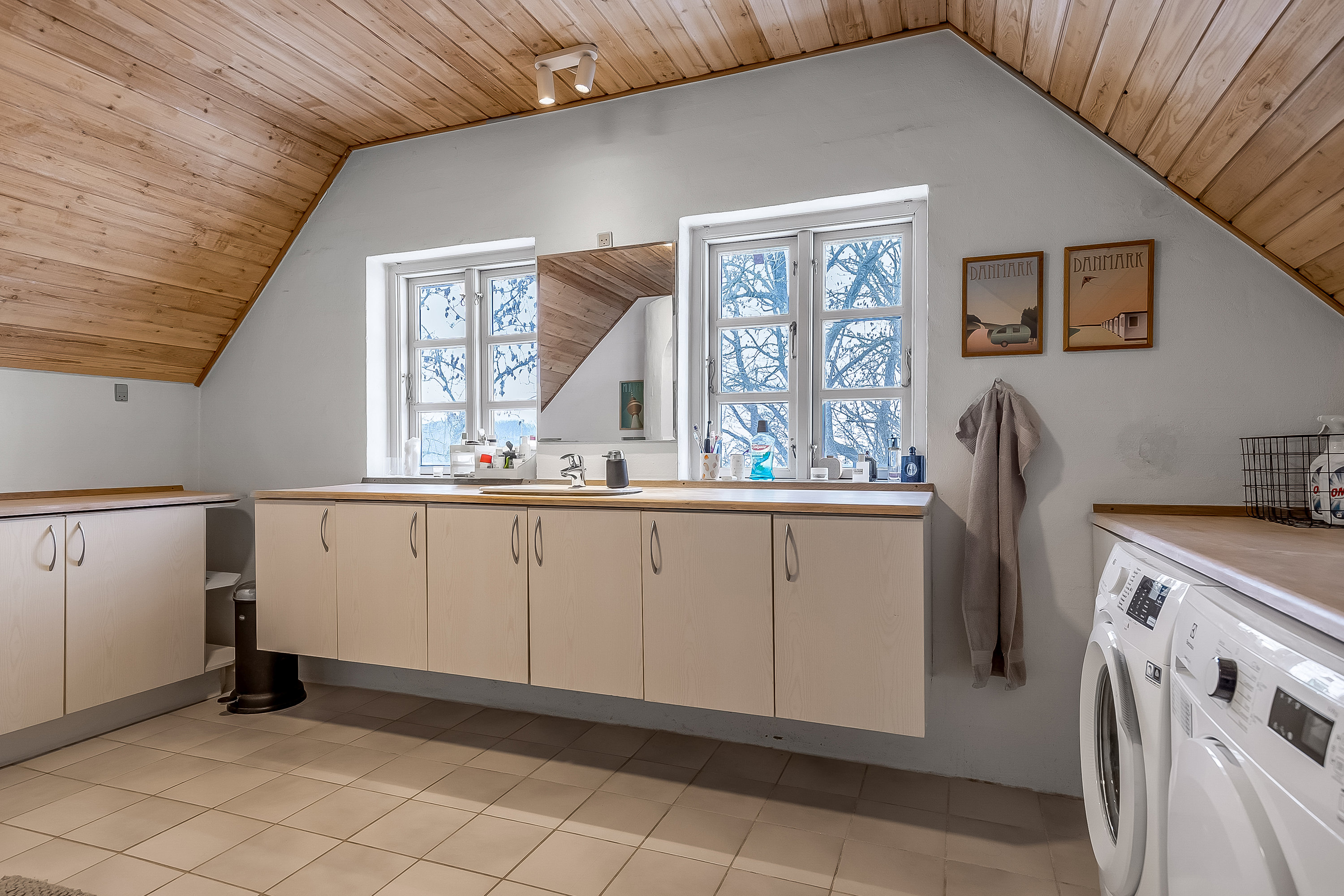 Fremhævet badeværelse billede i fuldskærmstilstand. Billede af Gl Højenvej 105, 7100 Vejle