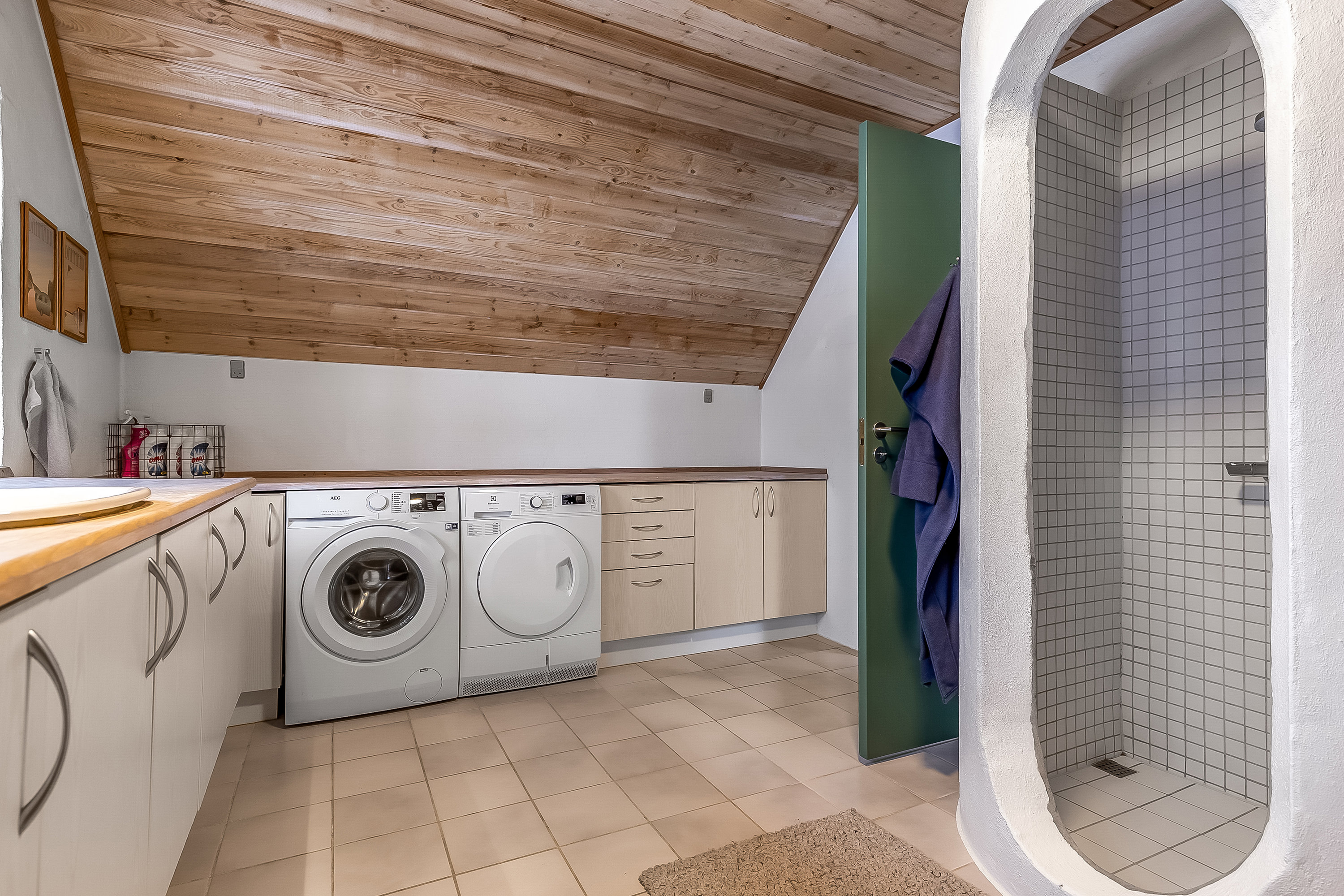 Fremhævet badeværelse billede i fuldskærmstilstand. Billede af Gl Højenvej 105, 7100 Vejle