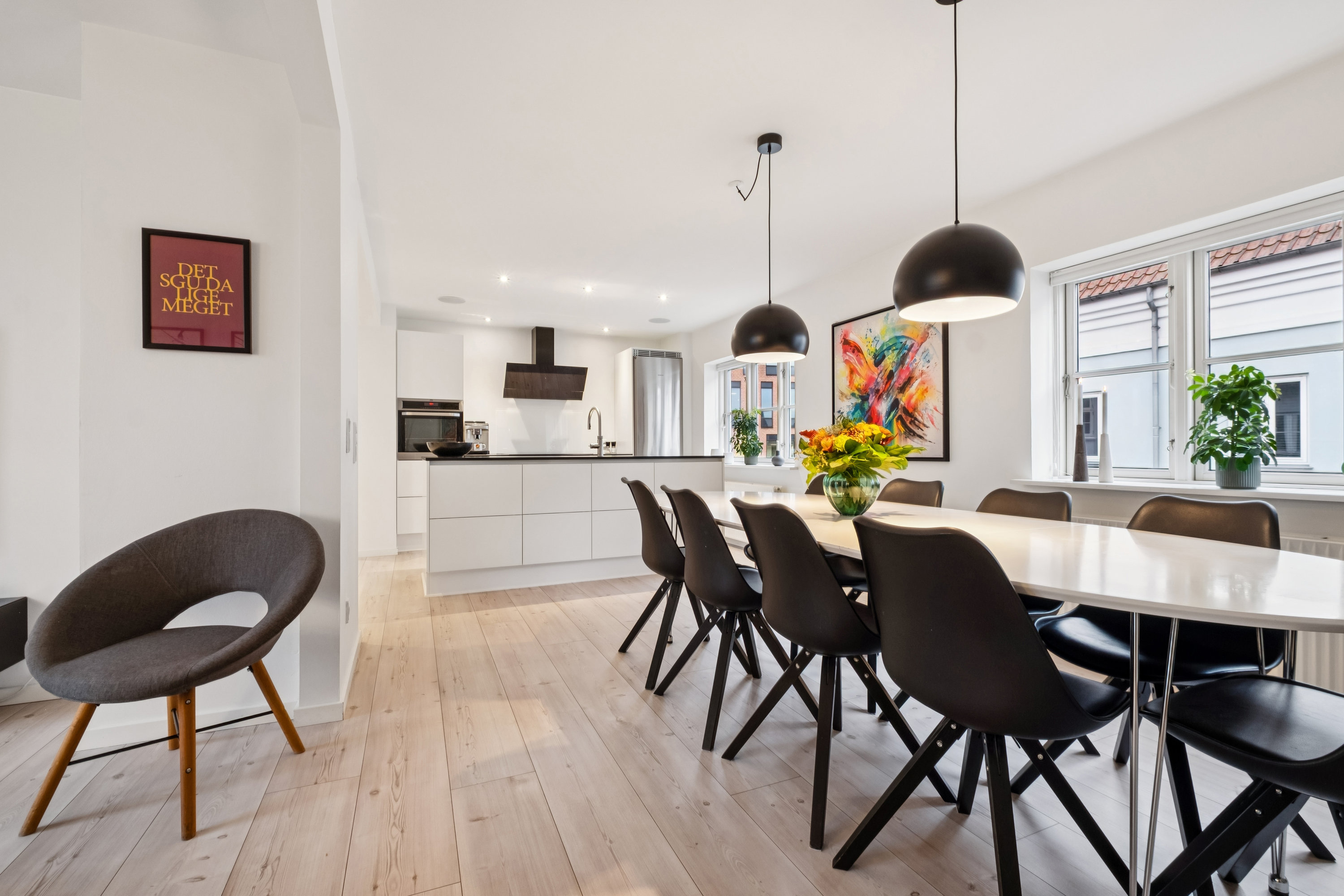 Fremhævet køkken/alrum - 1. sal billede i fuldskærmstilstand. Billede af Kildegade 3, Midtbyen, 8700 Horsens