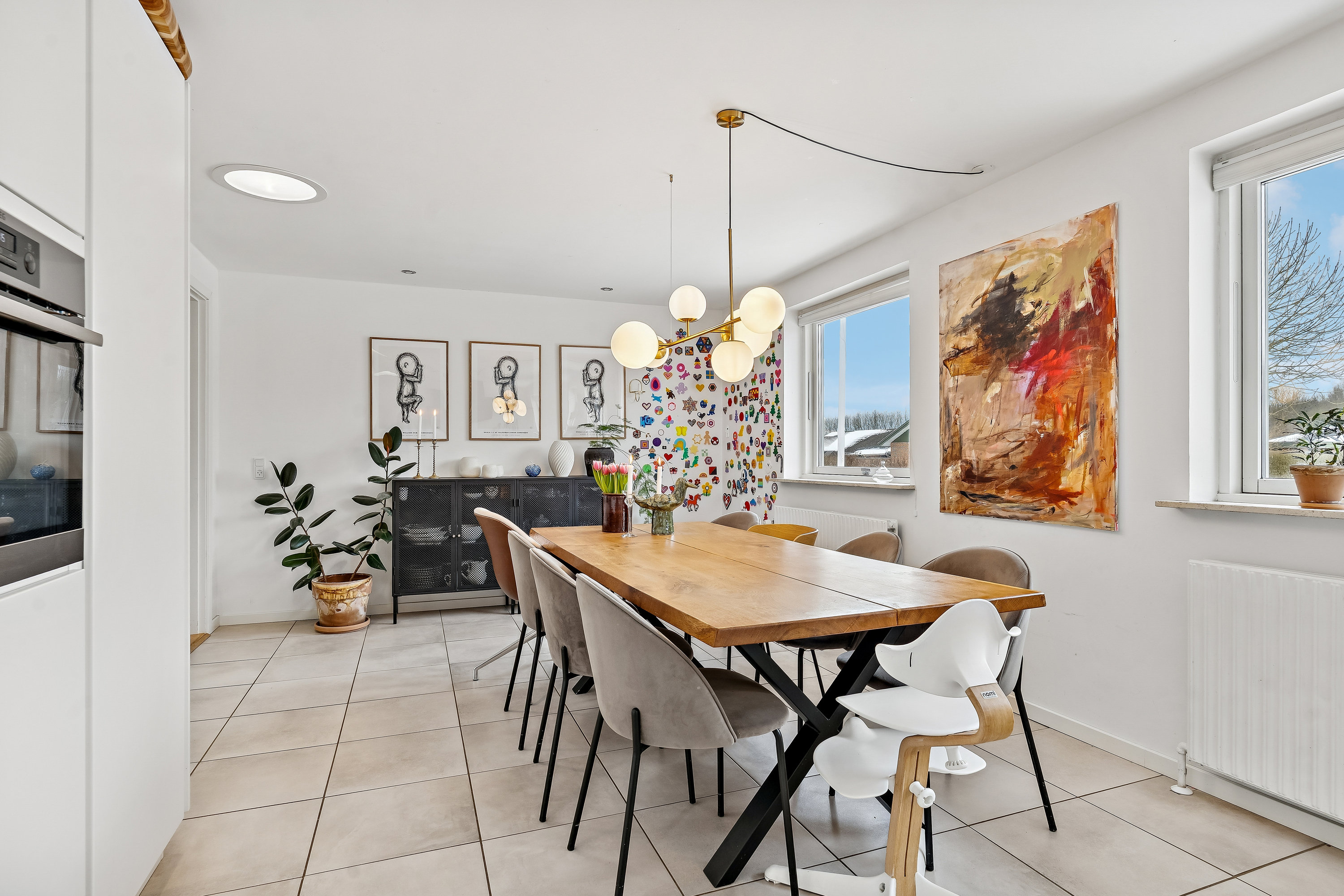 Fremhævet spisestue billede i fuldskærmstilstand. Billede af Fasanvej 12, 8723 Løsning