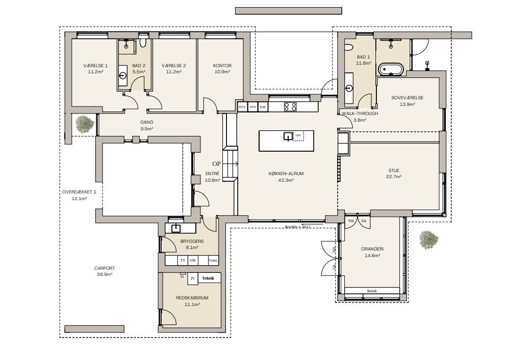 Plantegninger billede af Emiliedalen 73, 7120 Vejle Øst