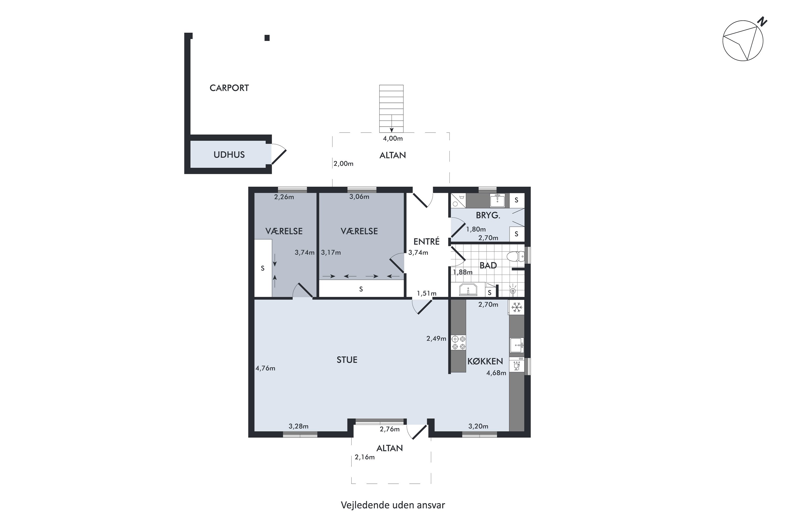 Plantegninger billede af Kystvej 65, 1., 6300 Gråsten