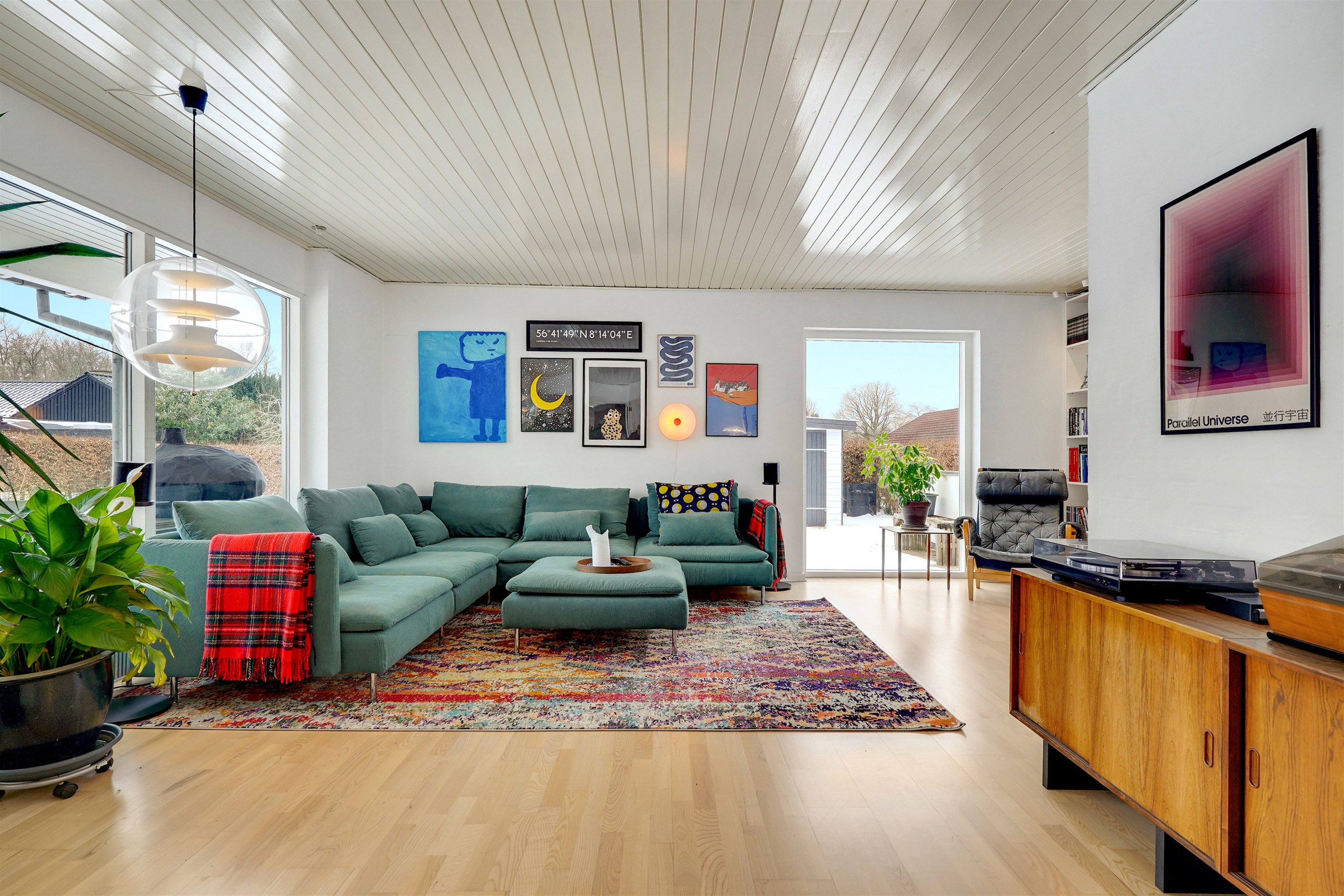 Fremhævet stue billede i fuldskærmstilstand. Billede af Skovparken 410, 7190 Billund