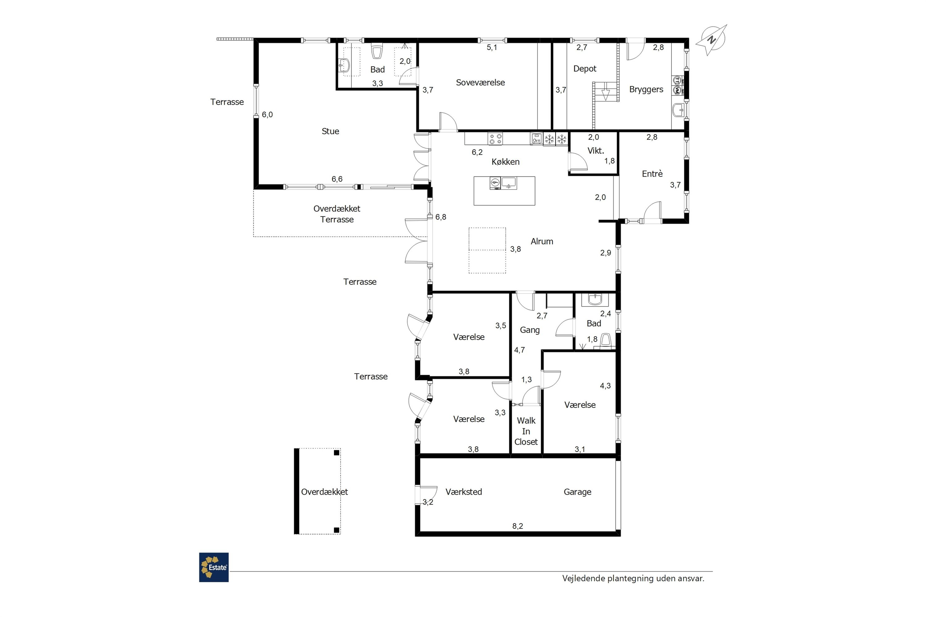 Plantegninger billede af Skovparken 410, 7190 Billund