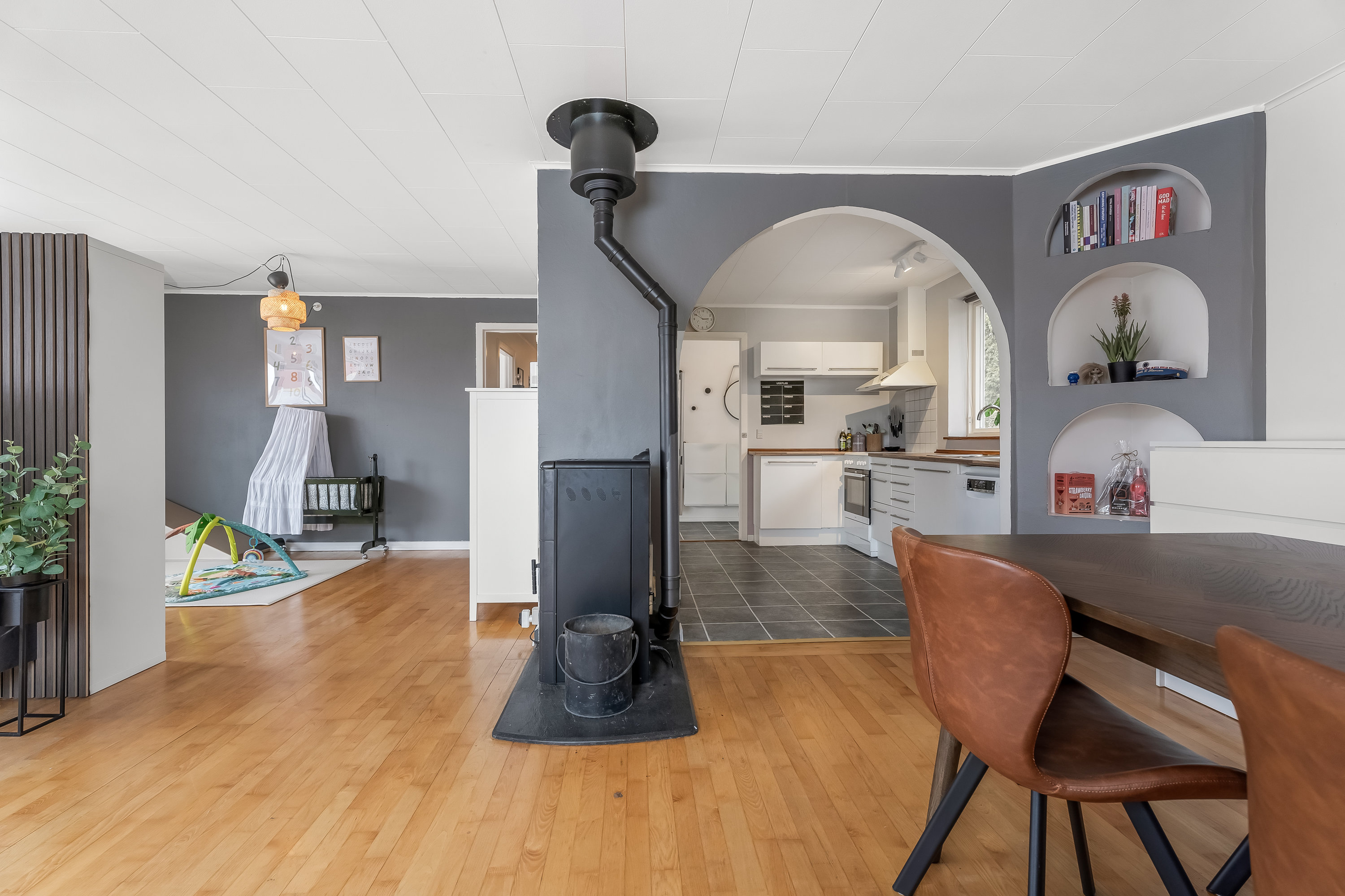 Fremhævet stue billede i fuldskærmstilstand. Billede af Nylandsvej 21, 4913 Horslunde