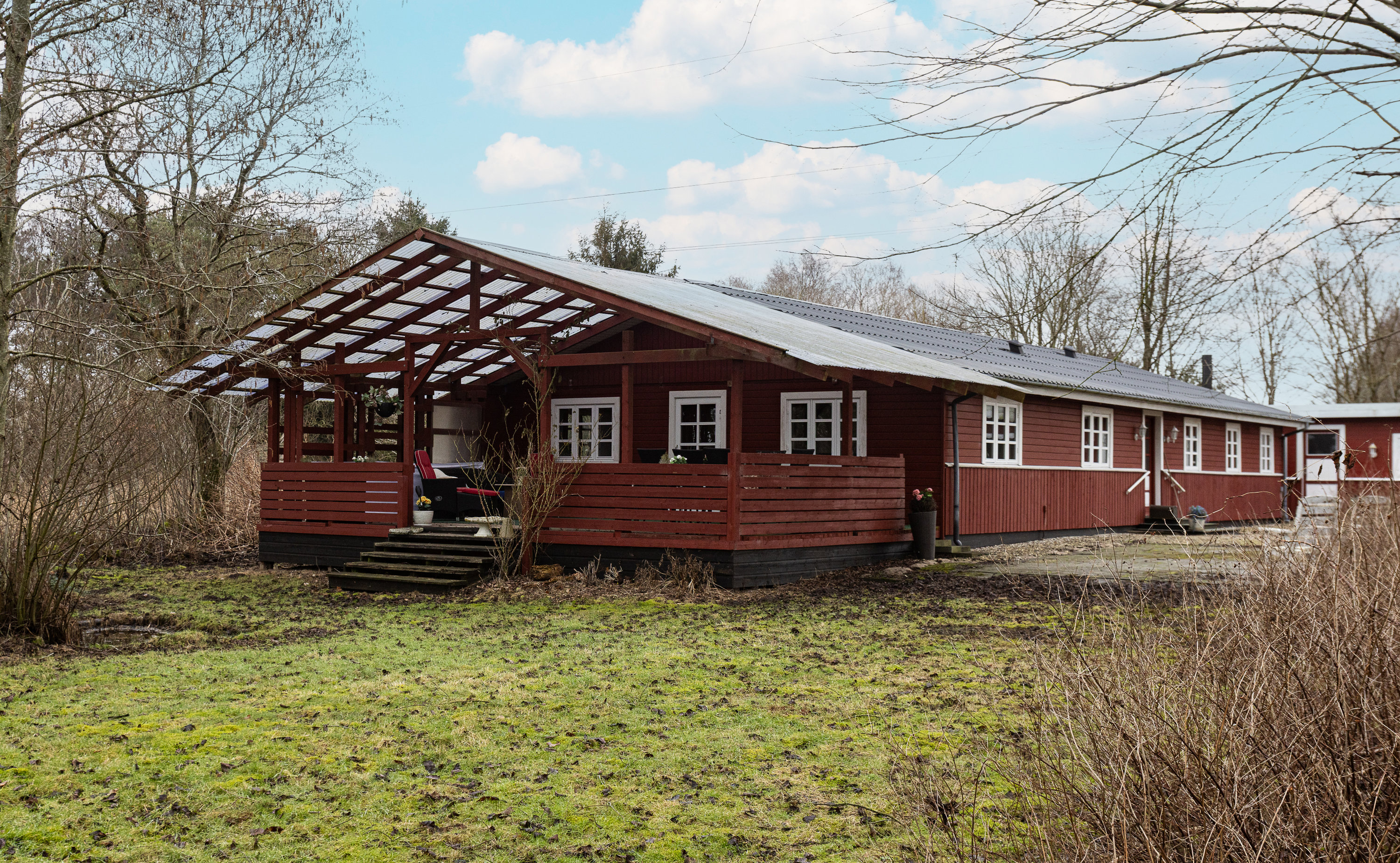 Fremhævet terrasse billede i fuldskærmstilstand. Billede af Hørupvej 22, Hørup, 9632 Møldrup