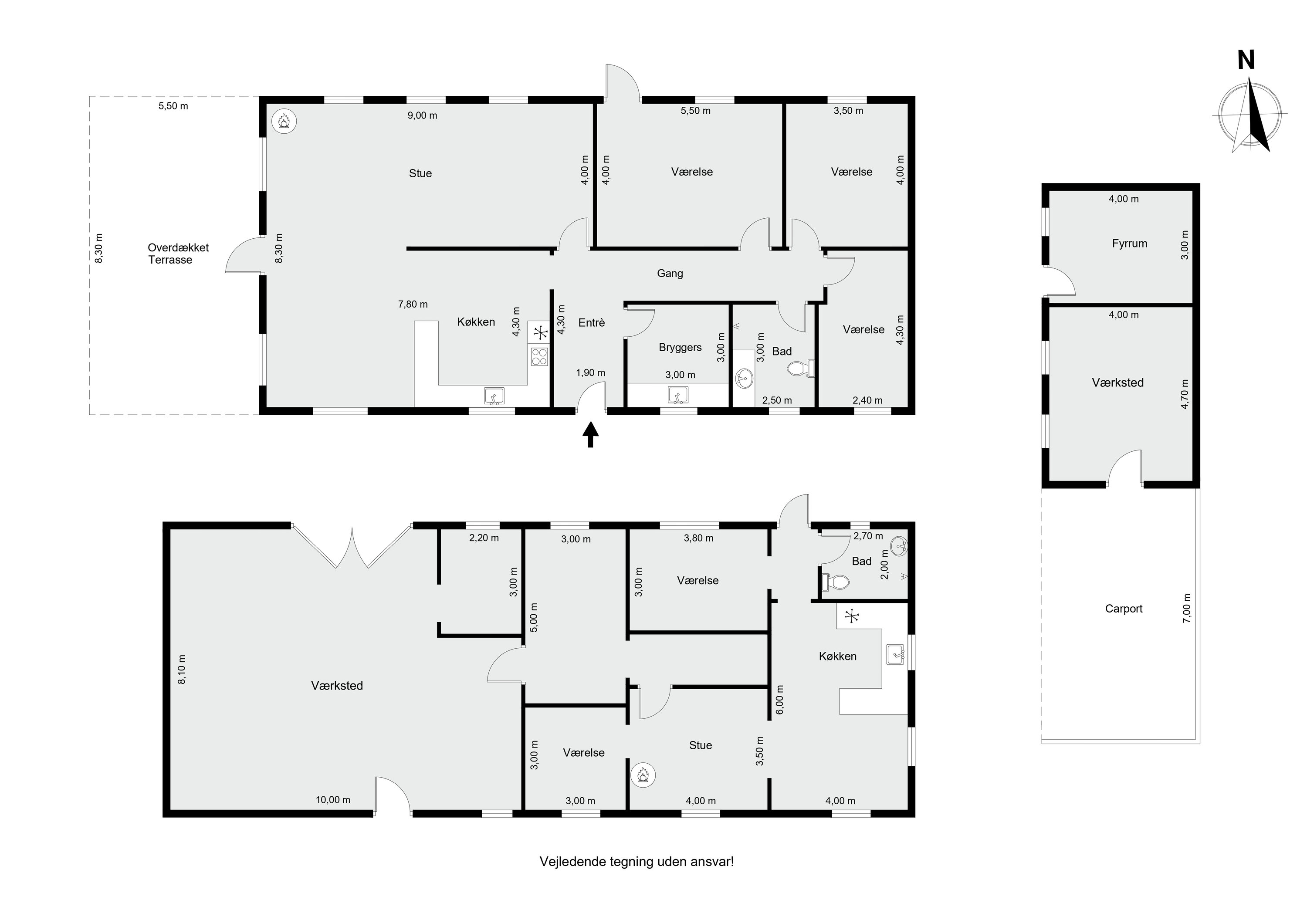 Plantegninger billede af Hørupvej 22, Hørup, 9632 Møldrup