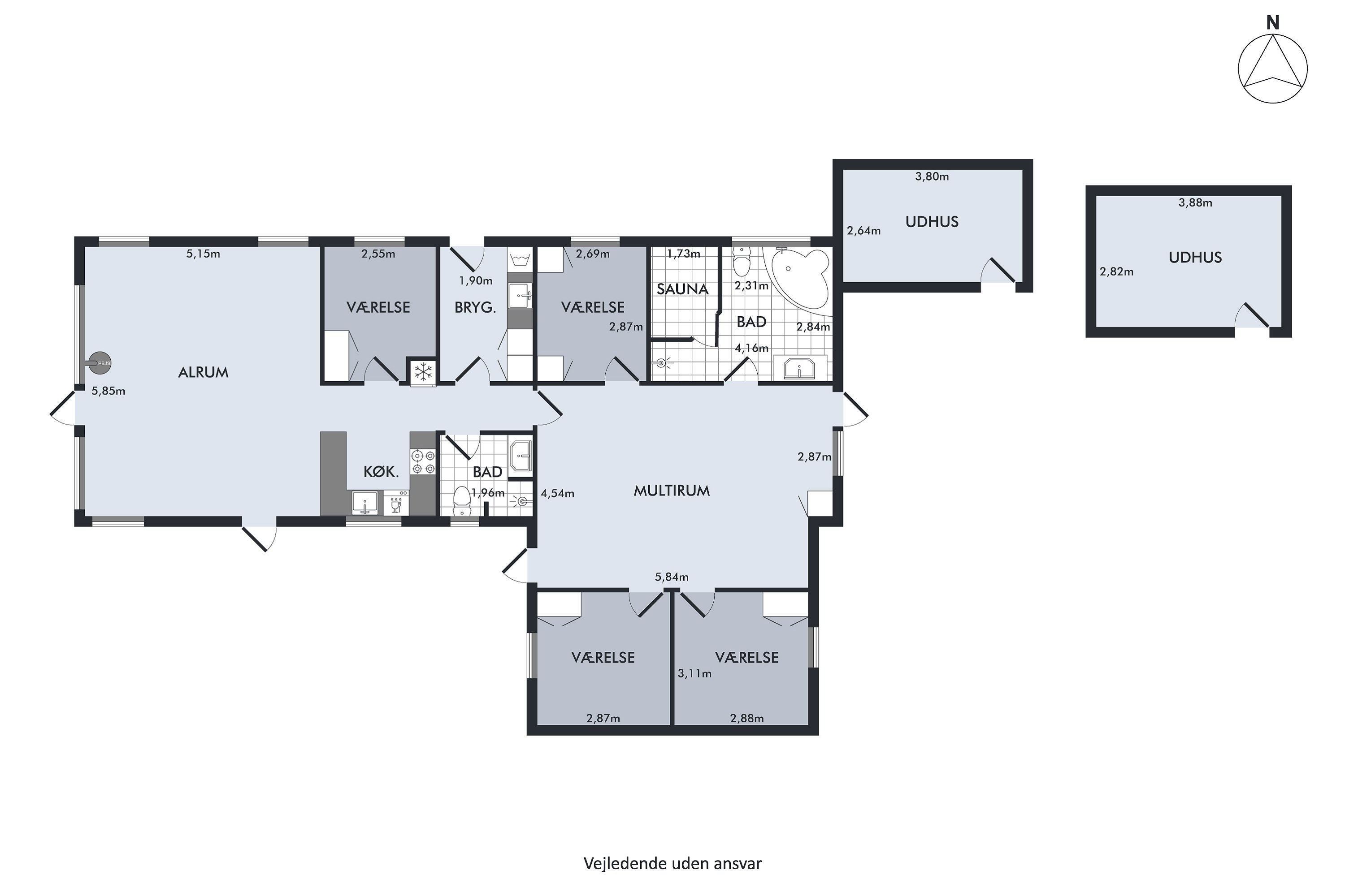 Plantegninger billede af Søstjerneparken 30, Købingsmark, 6430 Nordborg